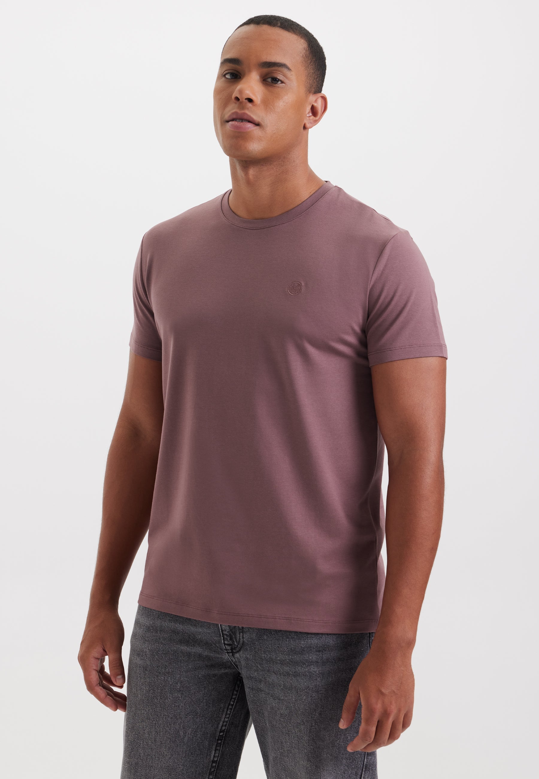 Kırmızı Bisiklet Yaka Regular Fit Modal Pamuk Karışımlı Basic Erkek T-Shirt PARKER - T-Shirt - Westmark London EU(TR) Store Organik Pamuklu Sürdürülebilir Moda