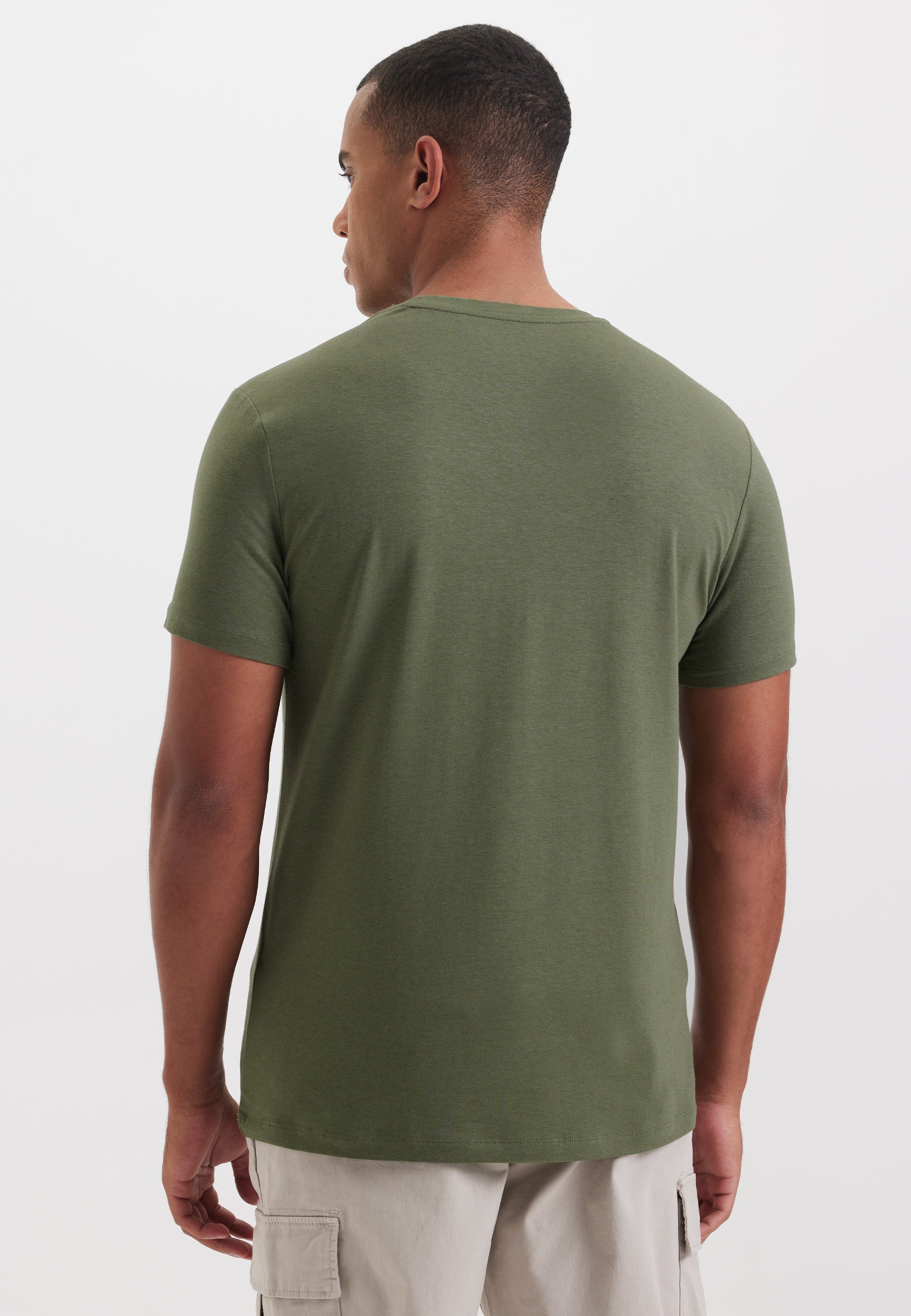 Açık Gri Bisiklet Yaka Regular Fit Modal Pamuk Karışımlı Basic Erkek T-Shirt PARKER - T-Shirt - Westmark London EU(TR) Store Organik Pamuklu Sürdürülebilir Moda
