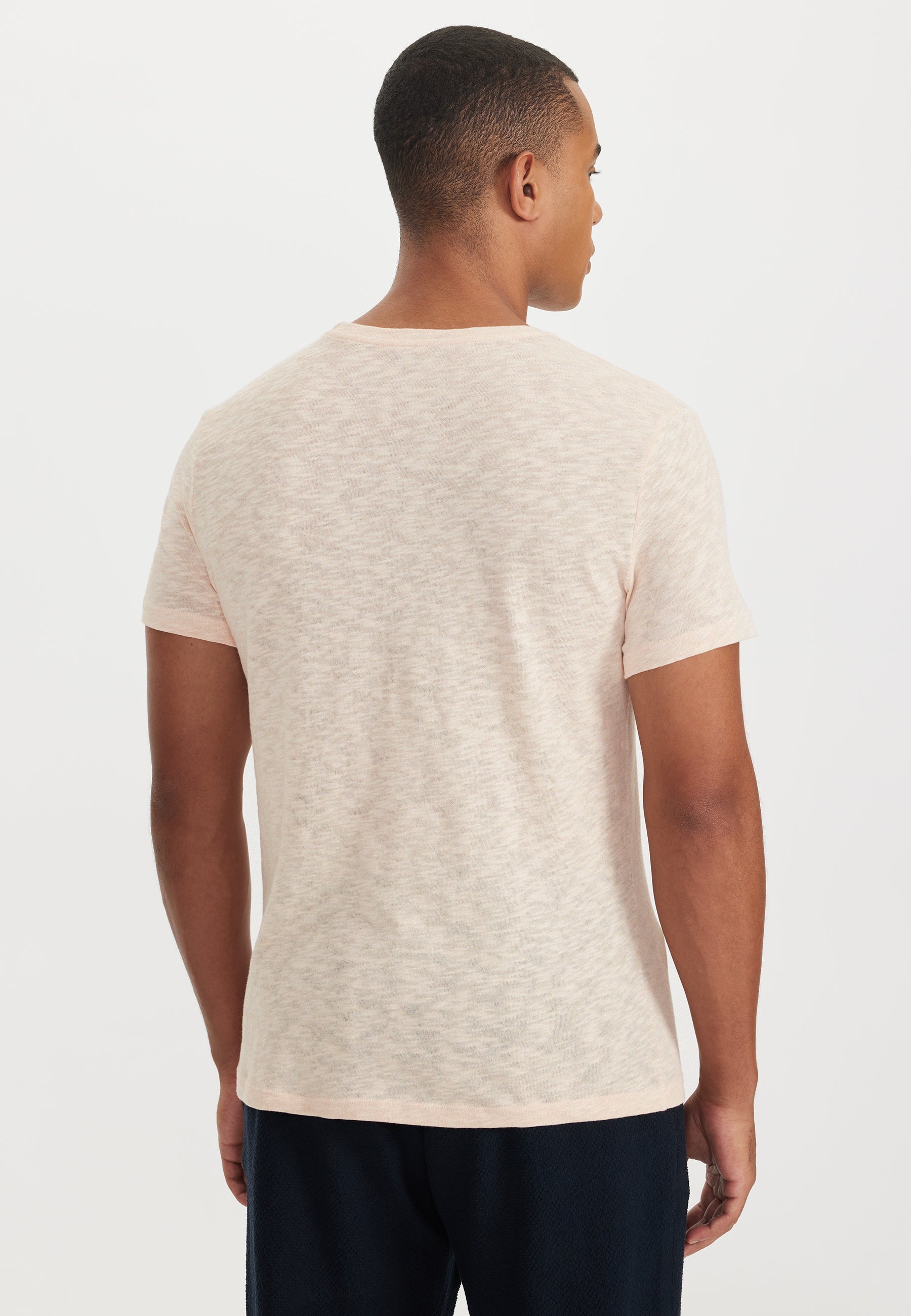 Somon Bisiklet Yaka Regular Fit Pamuk Flamlı Süprem Basic Erkek T-Shirt LEO - T-Shirt - Westmark London EU(TR) Store Organik Pamuklu Sürdürülebilir Moda