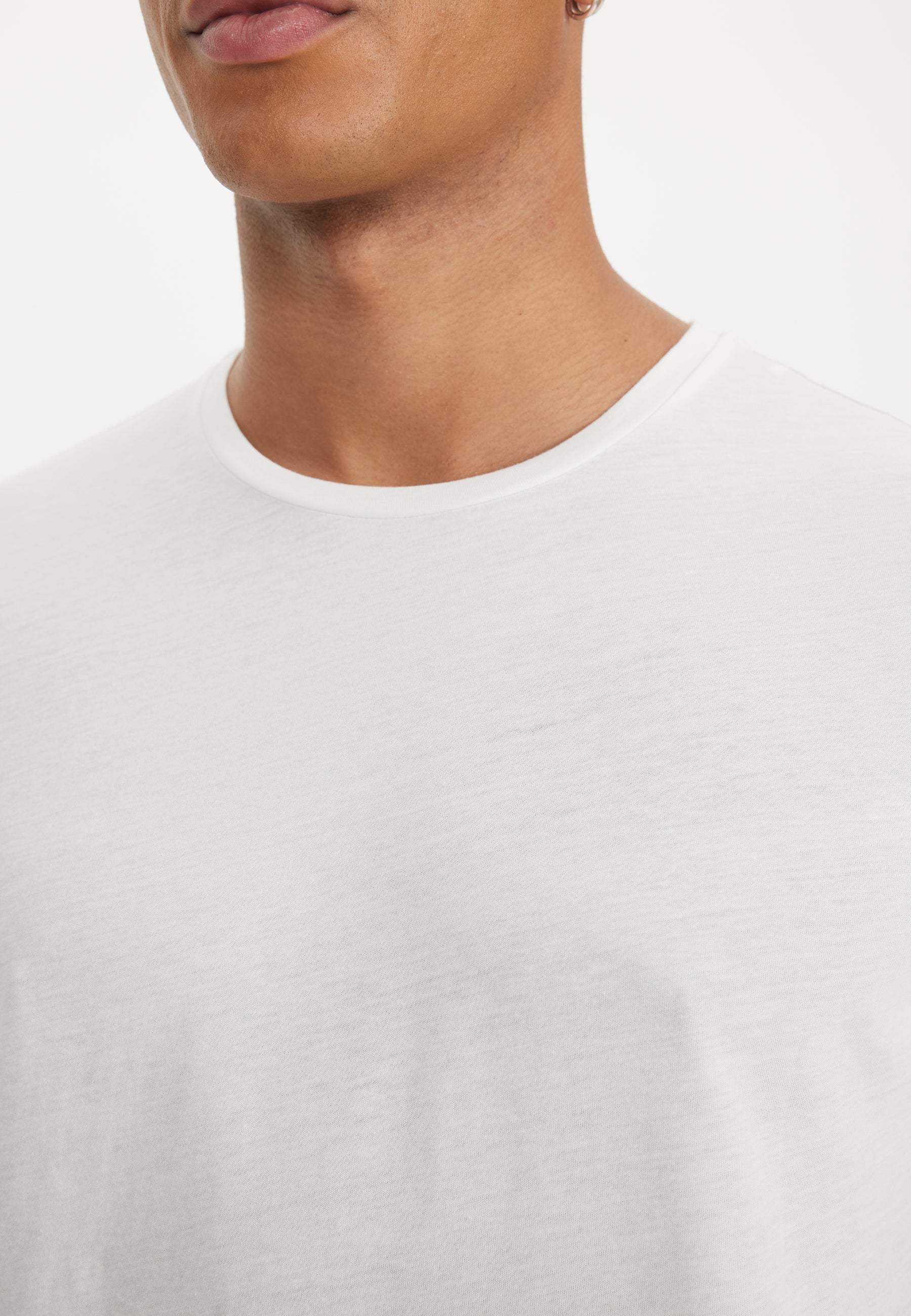 Haki ve Ekru 2li Bisiklet Yaka Regular Fit Pamuklu Erkek T-Shirt DANIEL - T-Shirt - Westmark London EU(TR) Store Organik Pamuklu Sürdürülebilir Moda