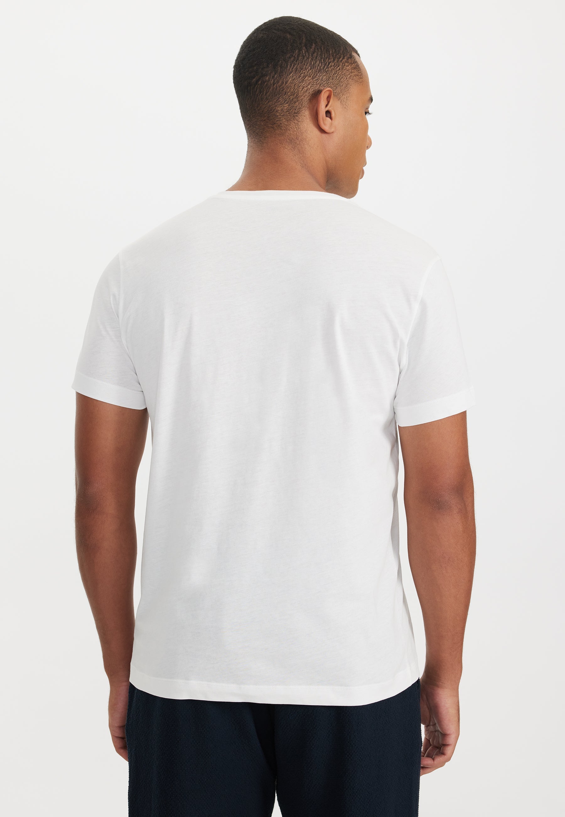 Haki ve Ekru 2li Bisiklet Yaka Regular Fit Pamuklu Erkek T-Shirt DANIEL - T-Shirt - Westmark London EU(TR) Store Organik Pamuklu Sürdürülebilir Moda
