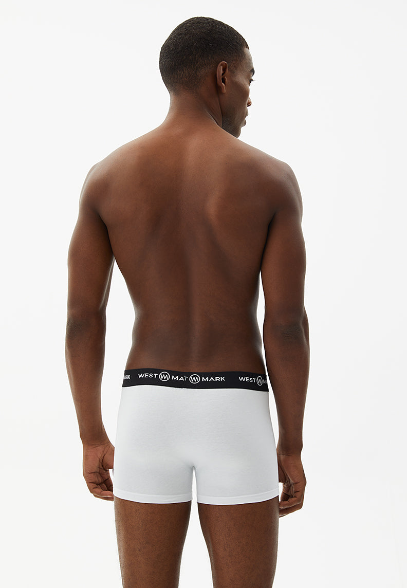 3'lü Yeşil Beyaz Desenli Erkek Boxer Seti OSCAR WMABSTRACT - Underwear - Westmark London EU(TR) Store Organik Pamuklu Sürdürülebilir Moda