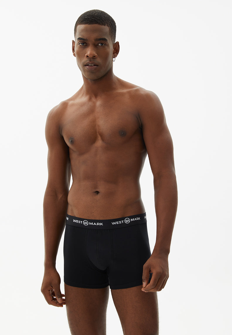 OSCAR TRUNK 3-PACK in Black, Navy, Blue - Underwear - Westmark London EU(TR) Store Organik Pamuklu Sürdürülebilir Moda