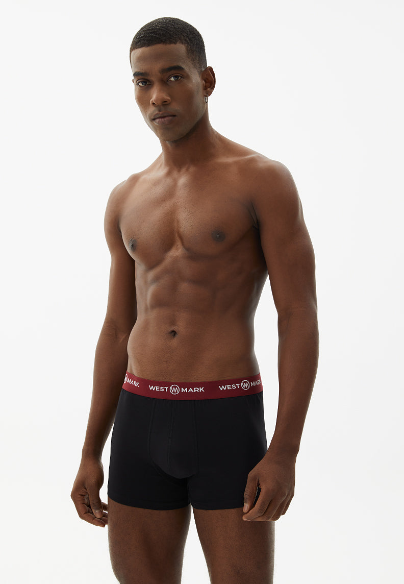 OSCAR TRUNK 3-PACK in Black, Red, White - Underwear - Westmark London EU(TR) Store Organik Pamuklu Sürdürülebilir Moda