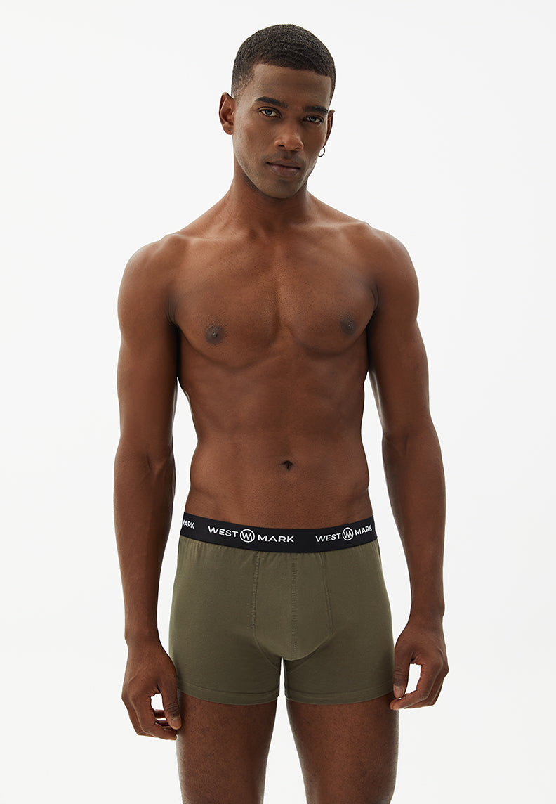OSCAR TRUNK 3-PACK in Khaki - Underwear - Westmark London EU(TR) Store Organik Pamuklu Sürdürülebilir Moda
