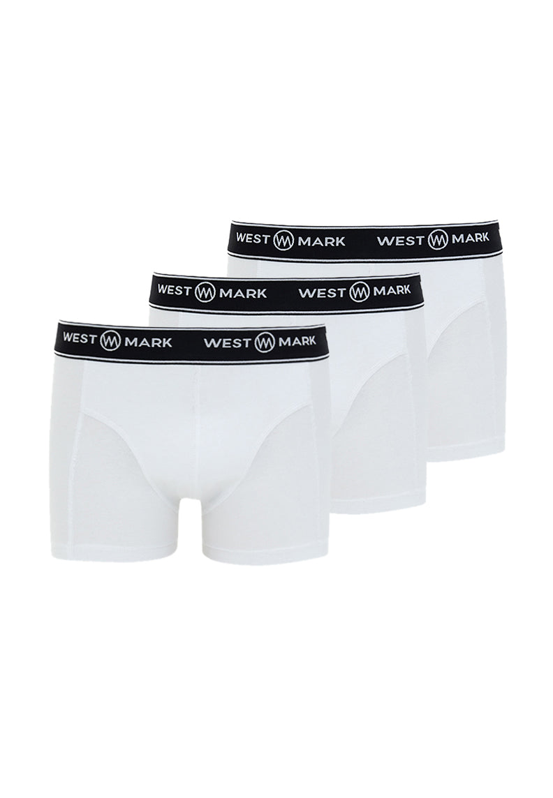 ATLAS TRUNK 3-PACK in White - Underwear - Westmark London EU(TR) Store Organik Pamuklu Sürdürülebilir Moda