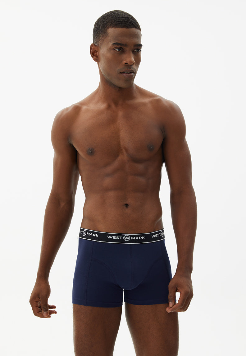 ATLAS TRUNK 3-PACK in Black, Navy, Blue - Underwear - Westmark London EU(TR) Store Organik Pamuklu Sürdürülebilir Moda