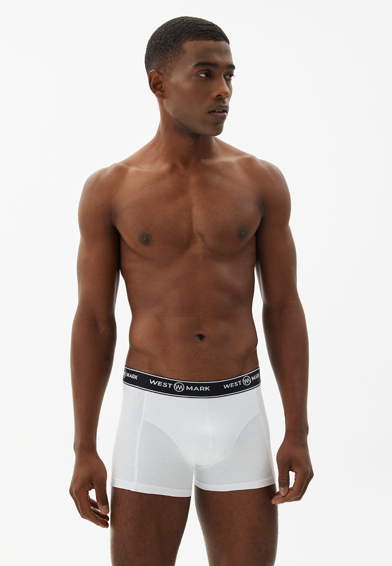 ATLAS TRUNK 3-PACK in White, Khaki, Bordeaux - Underwear - Westmark London EU(TR) Store Organik Pamuklu Sürdürülebilir Moda