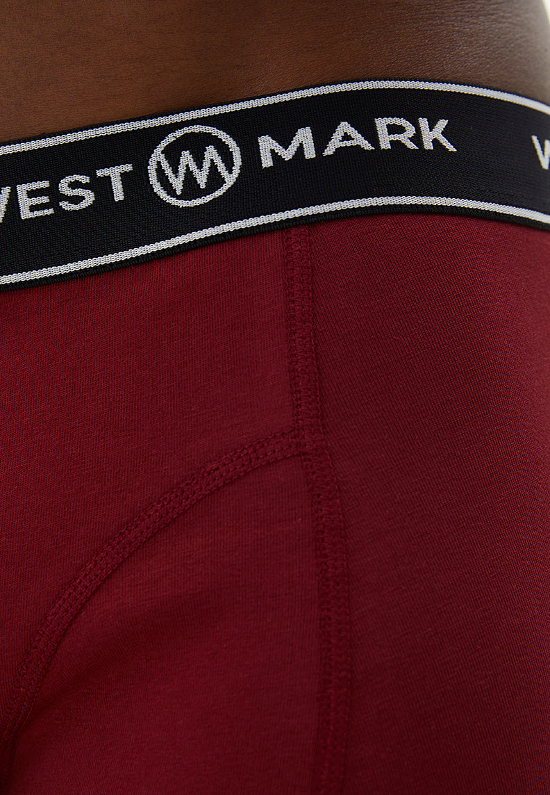 ATLAS TRUNK 3-PACK in White, Khaki, Bordeaux - Underwear - Westmark London EU(TR) Store Organik Pamuklu Sürdürülebilir Moda