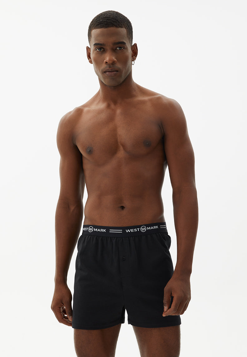 TEDDY BOXER 2-PACK in Black - Underwear - Westmark London EU(TR) Store Organik Pamuklu Sürdürülebilir Moda