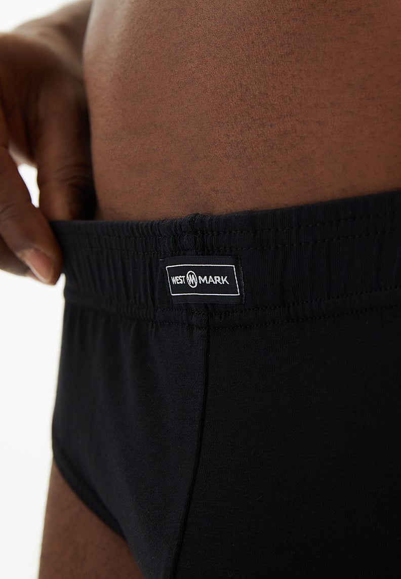 BRUNO BRIEF 3-PACK in Black - Underwear - Westmark London EU(TR) Store Organik Pamuklu Sürdürülebilir Moda