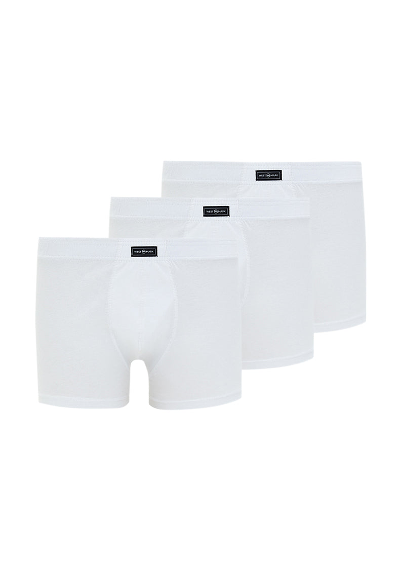 ARTHUR TRUNK 3-PACK in White - Underwear - Westmark London EU(TR) Store Organik Pamuklu Sürdürülebilir Moda