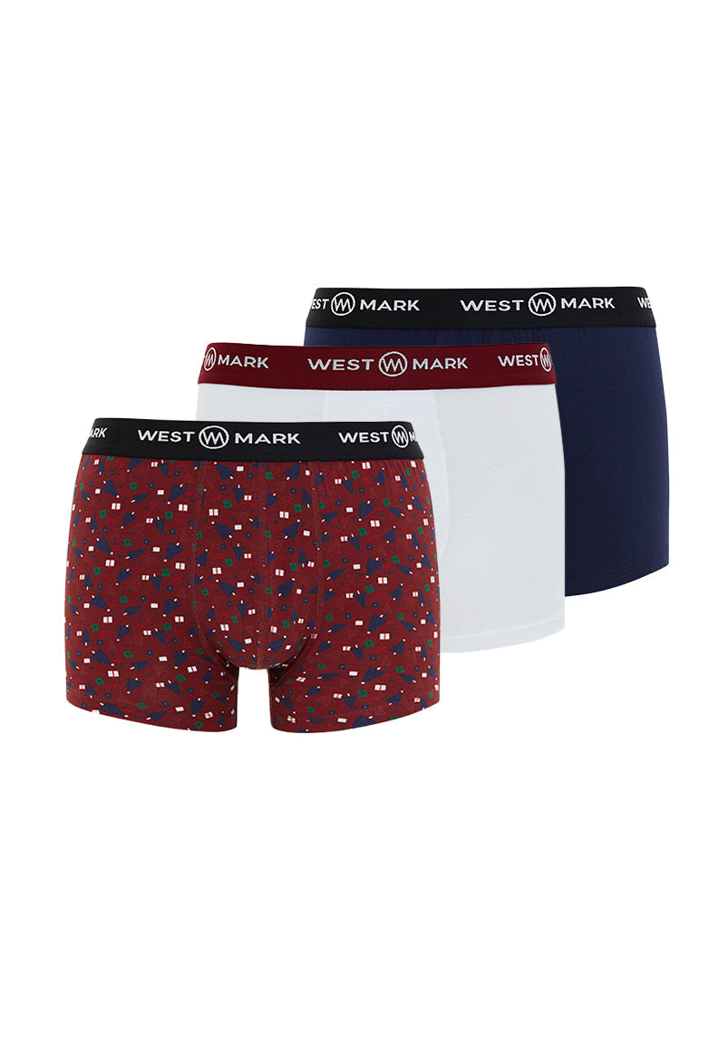 OSCAR TRUNK 3-PACK X-MAS BOX TREE - Underwear - Westmark London EU(TR) Store Organik Pamuklu Sürdürülebilir Moda