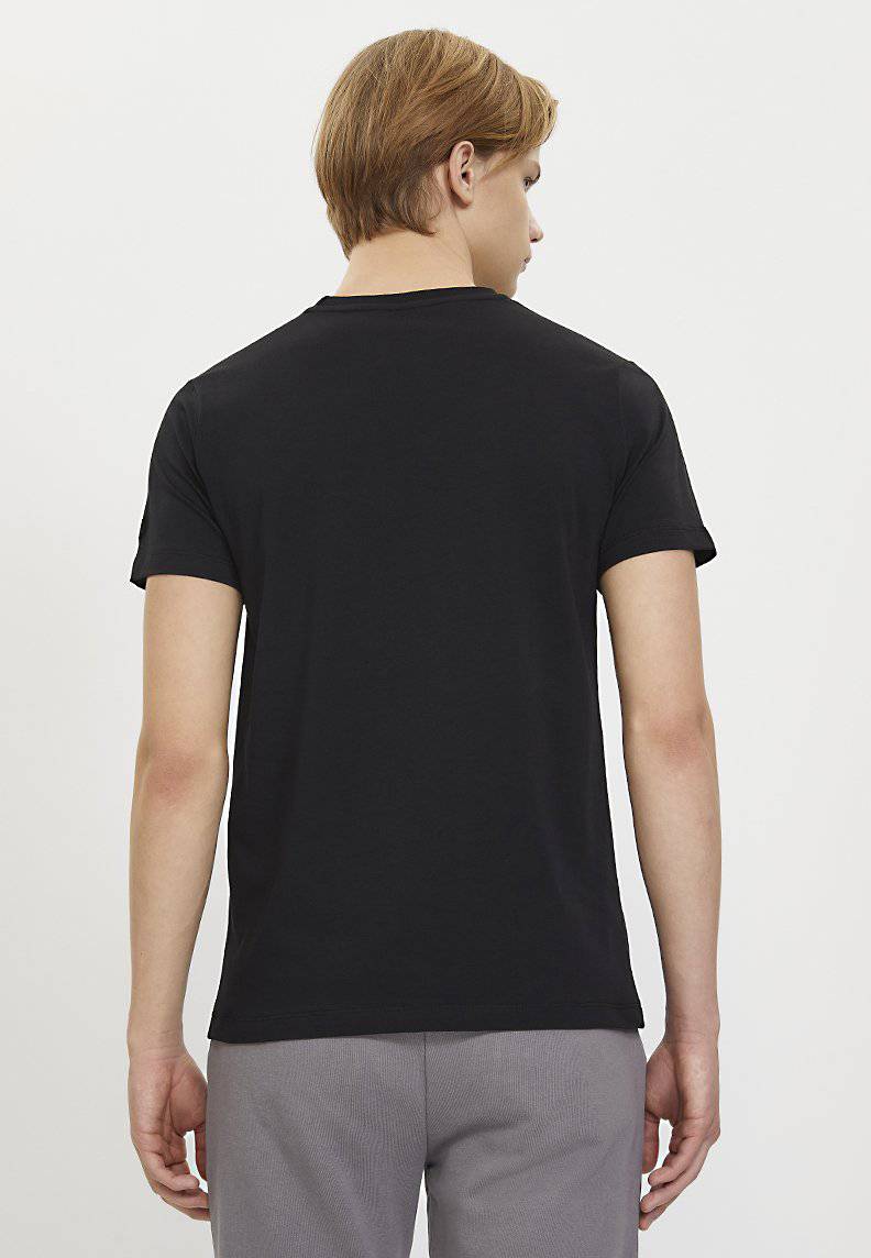 BLACK LINE ART TEE - T-Shirt - Westmark London EU(TR) Store Organik Pamuklu Sürdürülebilir Moda