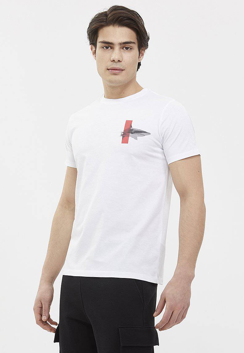 SHARK TEE - T-Shirt - Westmark London EU(TR) Store Organik Pamuklu Sürdürülebilir Moda