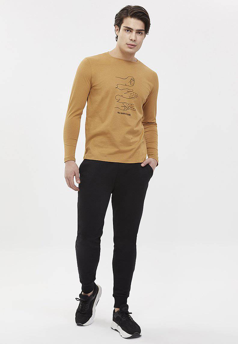 ROCK PAPER SCISSORS TEE L/S - T-Shirt - Westmark London EU(TR) Store Organik Pamuklu Sürdürülebilir Moda
