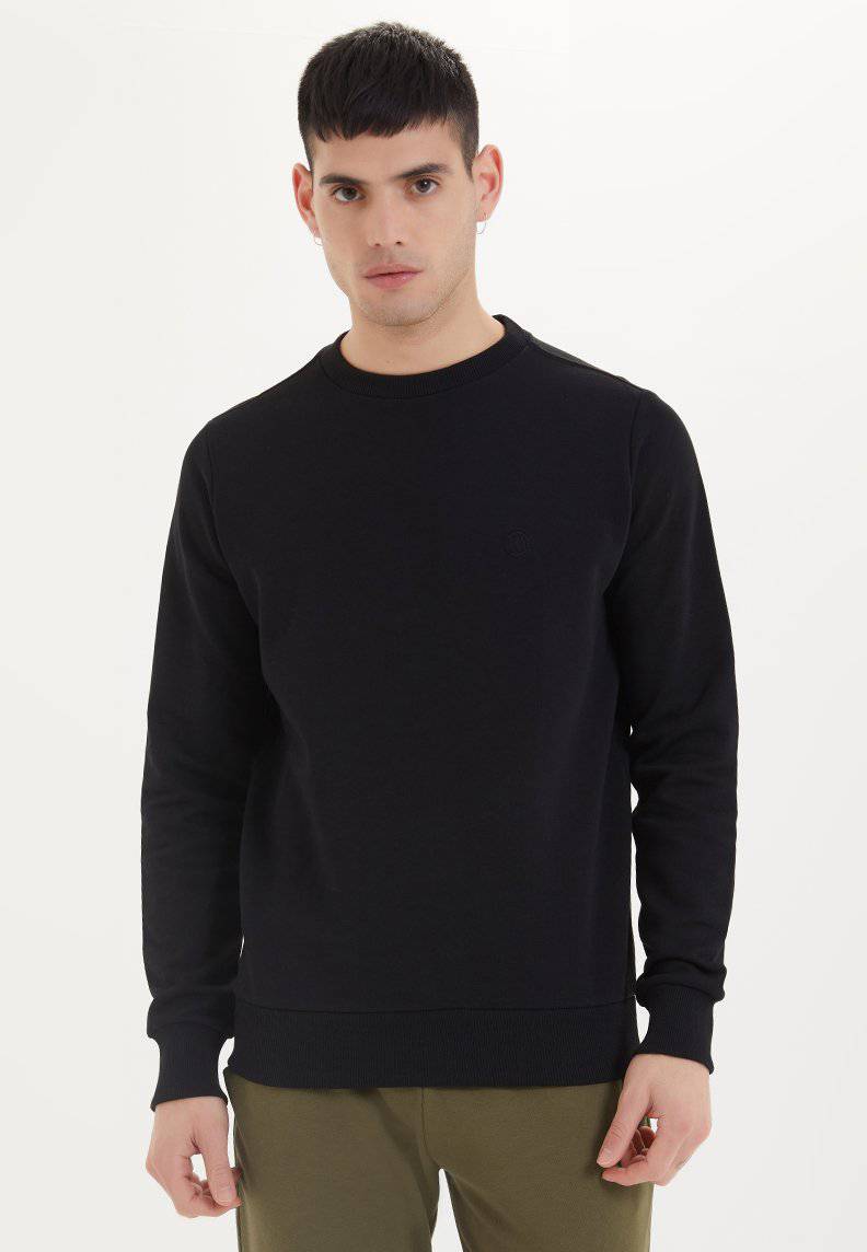 ESSENTIALS SWEAT in Black - Sweatshirt - Westmark London EU(TR) Store Organik Pamuklu Sürdürülebilir Moda