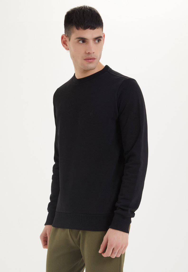 ESSENTIALS SWEAT in Black - Sweatshirt - Westmark London EU(TR) Store Organik Pamuklu Sürdürülebilir Moda