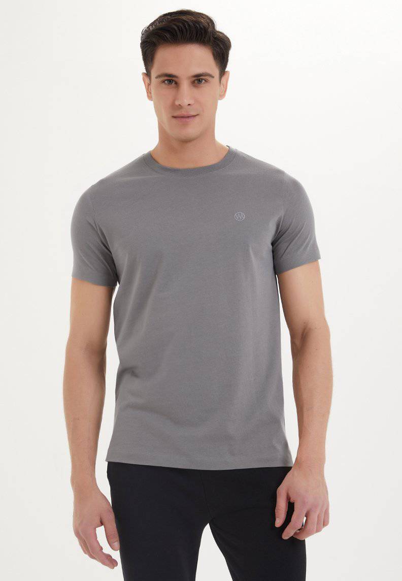 ESSENTIALS O-NECK T-SHIRT in Charcoal Grey - T-Shirt - Westmark London EU(TR) Store Organik Pamuklu Sürdürülebilir Moda