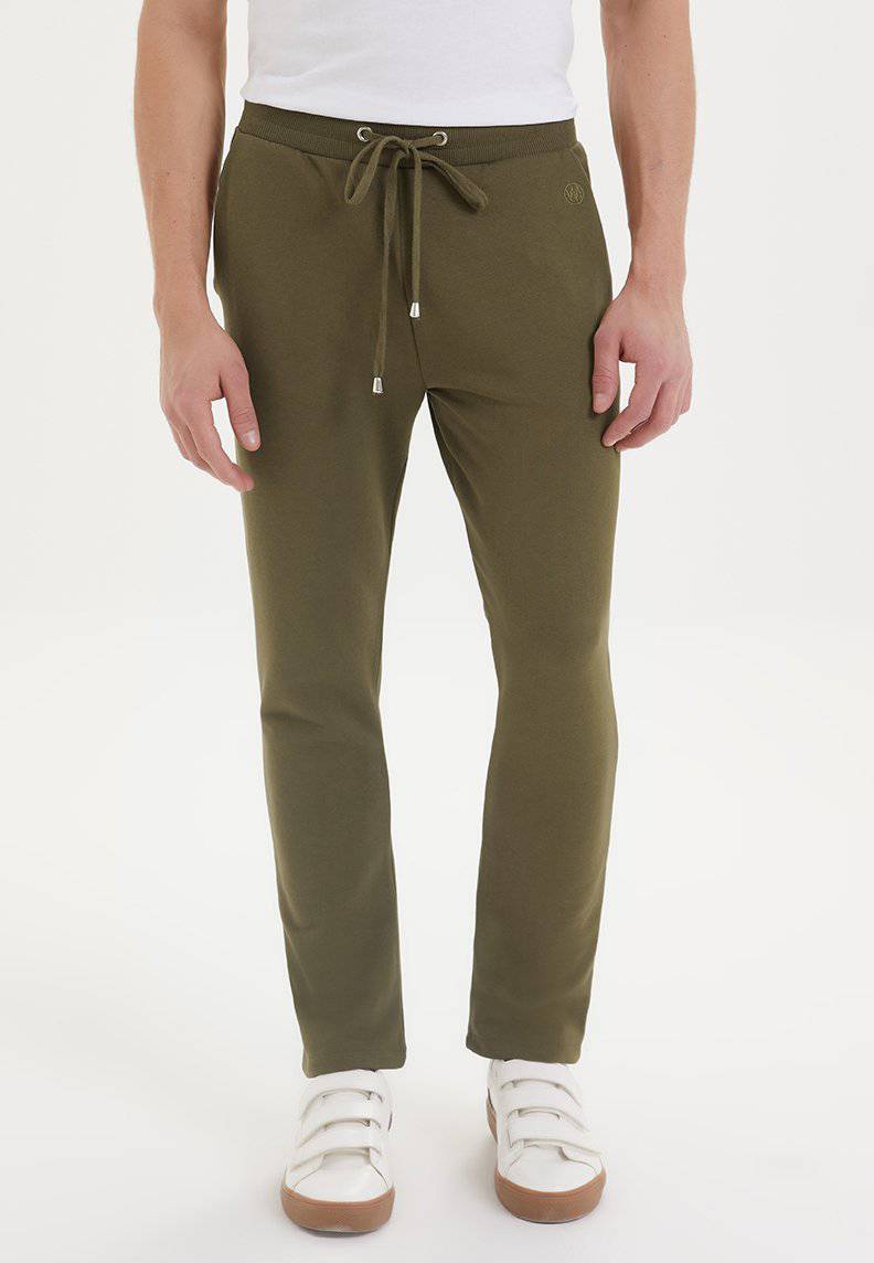 ESSENTIALS SWEATPANT in Dark Olive - Sweatpant - Westmark London EU(TR) Store Organik Pamuklu Sürdürülebilir Moda