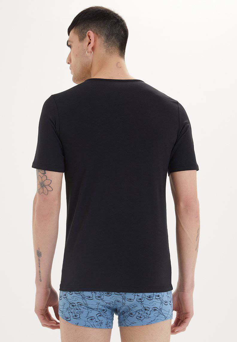 SHIRTS O-NECK in Black - Underwear - Westmark London EU(TR) Store Organik Pamuklu Sürdürülebilir Moda