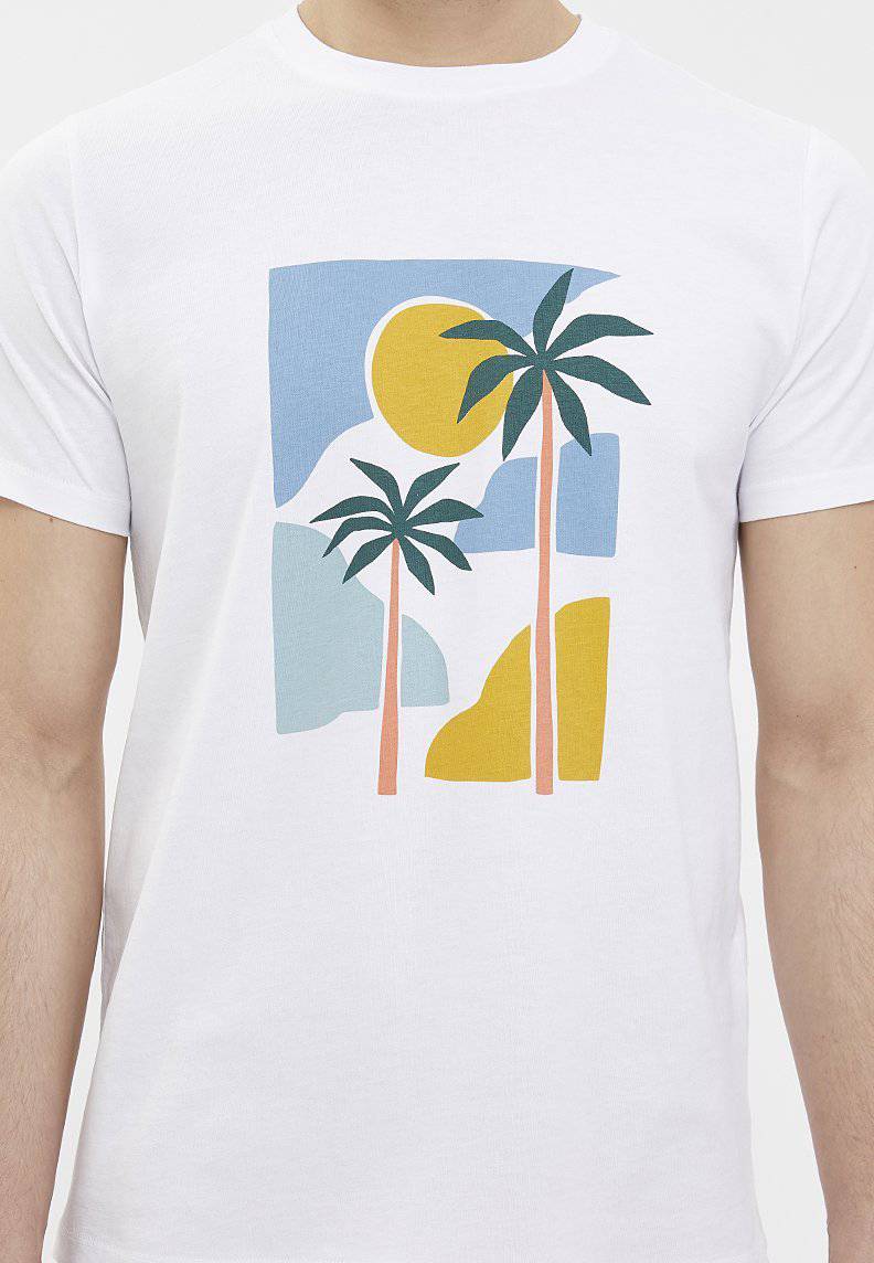 PALMS TEE - T-Shirt - Westmark London EU(TR) Store Organik Pamuklu Sürdürülebilir Moda