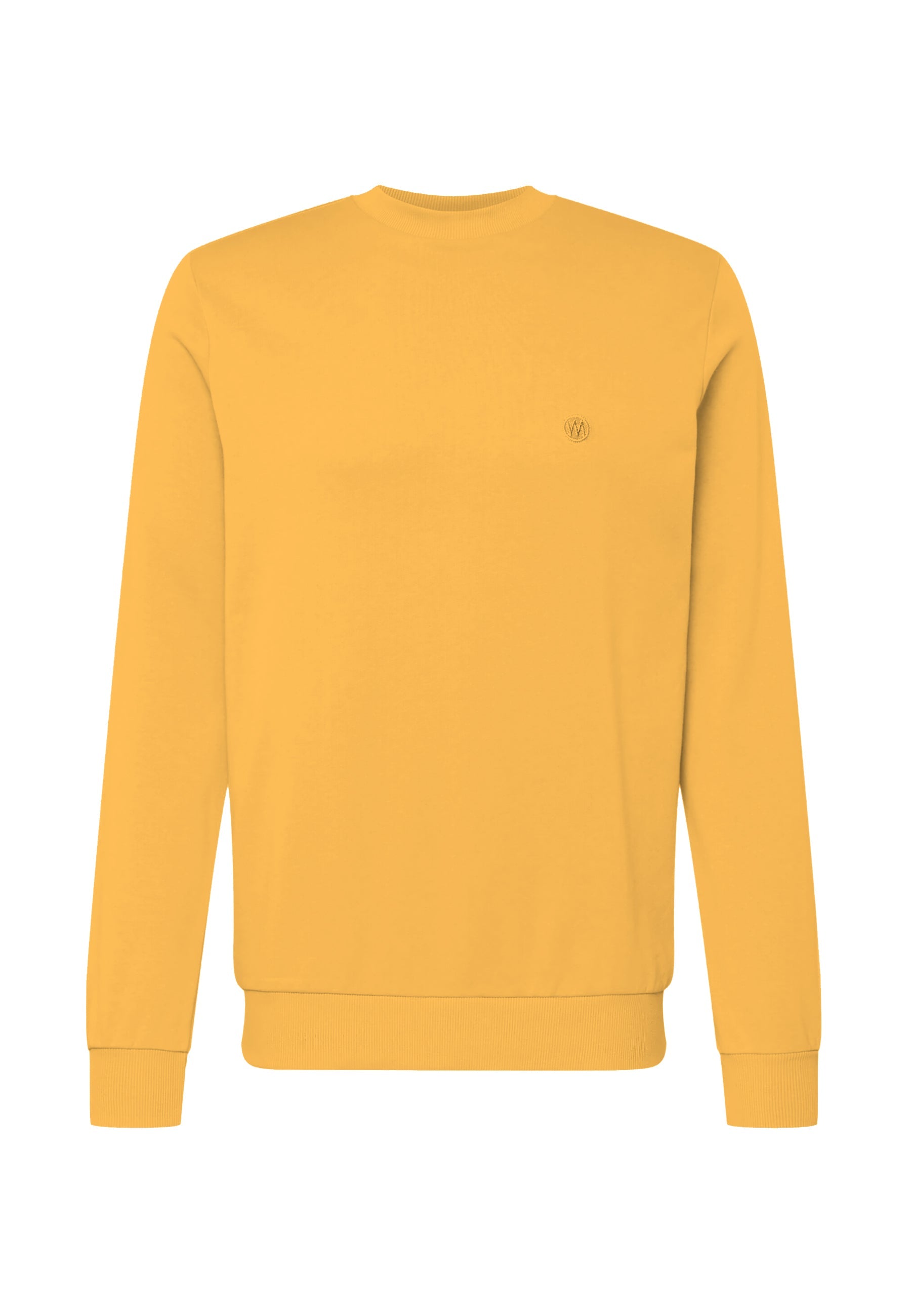Koyu Sarı Bisiklet Yaka Basic Pamuklu Regular Fit Erkek Sweatshirt CORE - Sweatshirt - Westmark London EU(TR) Store Organik Pamuklu Sürdürülebilir Moda