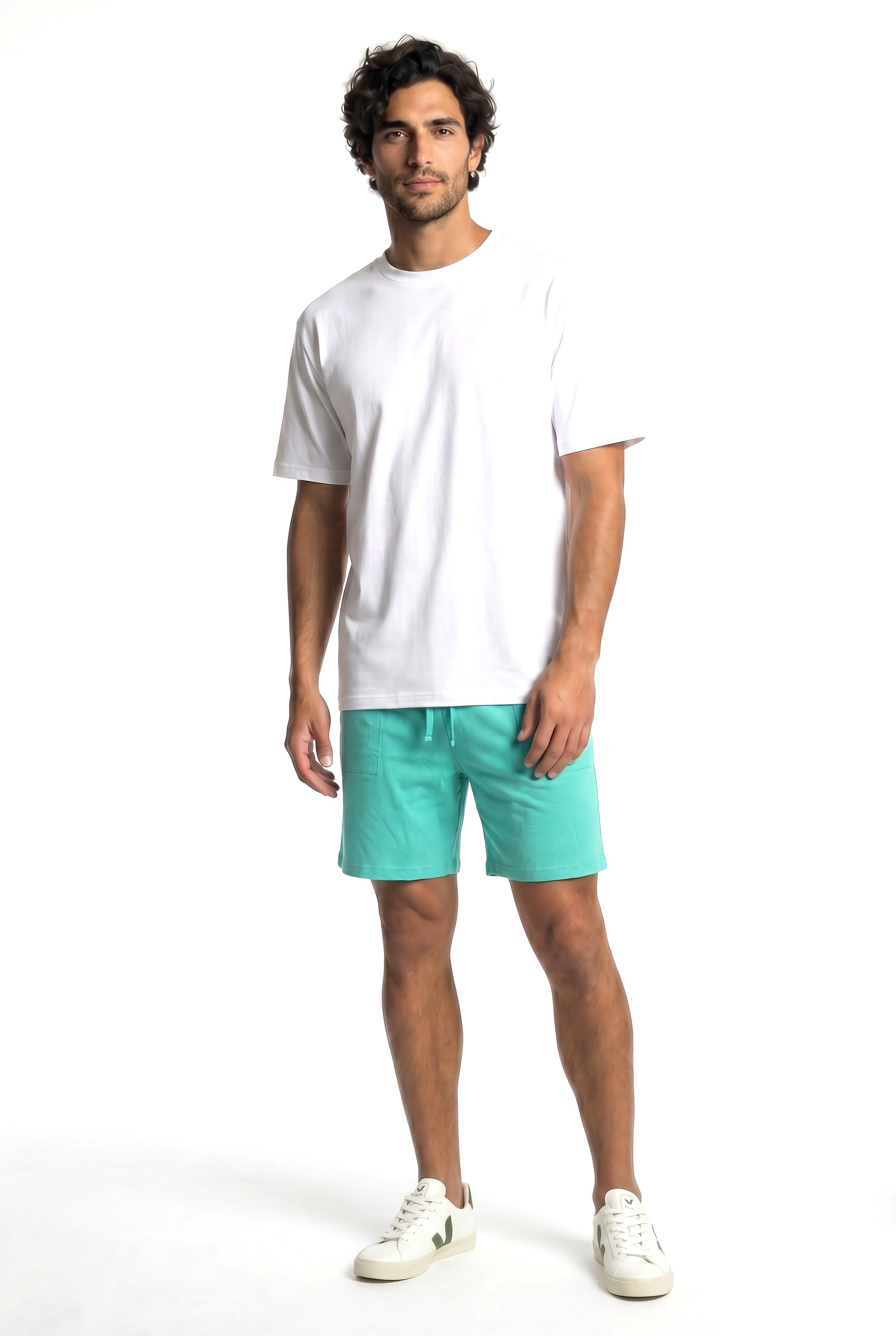 Canlı Yeşil Pamuklu Erkek Şort LCALEX - Short - Westmark London EU(TR) Store Organik Pamuklu Sürdürülebilir Moda