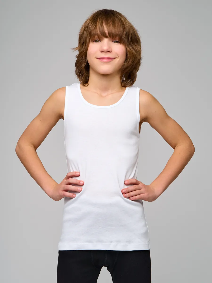 Beyaz  Pamuk Erkek Çocuk Atlet LCMICHAEL - Underwear - Westmark London EU(TR) Store Organik Pamuklu Sürdürülebilir Moda