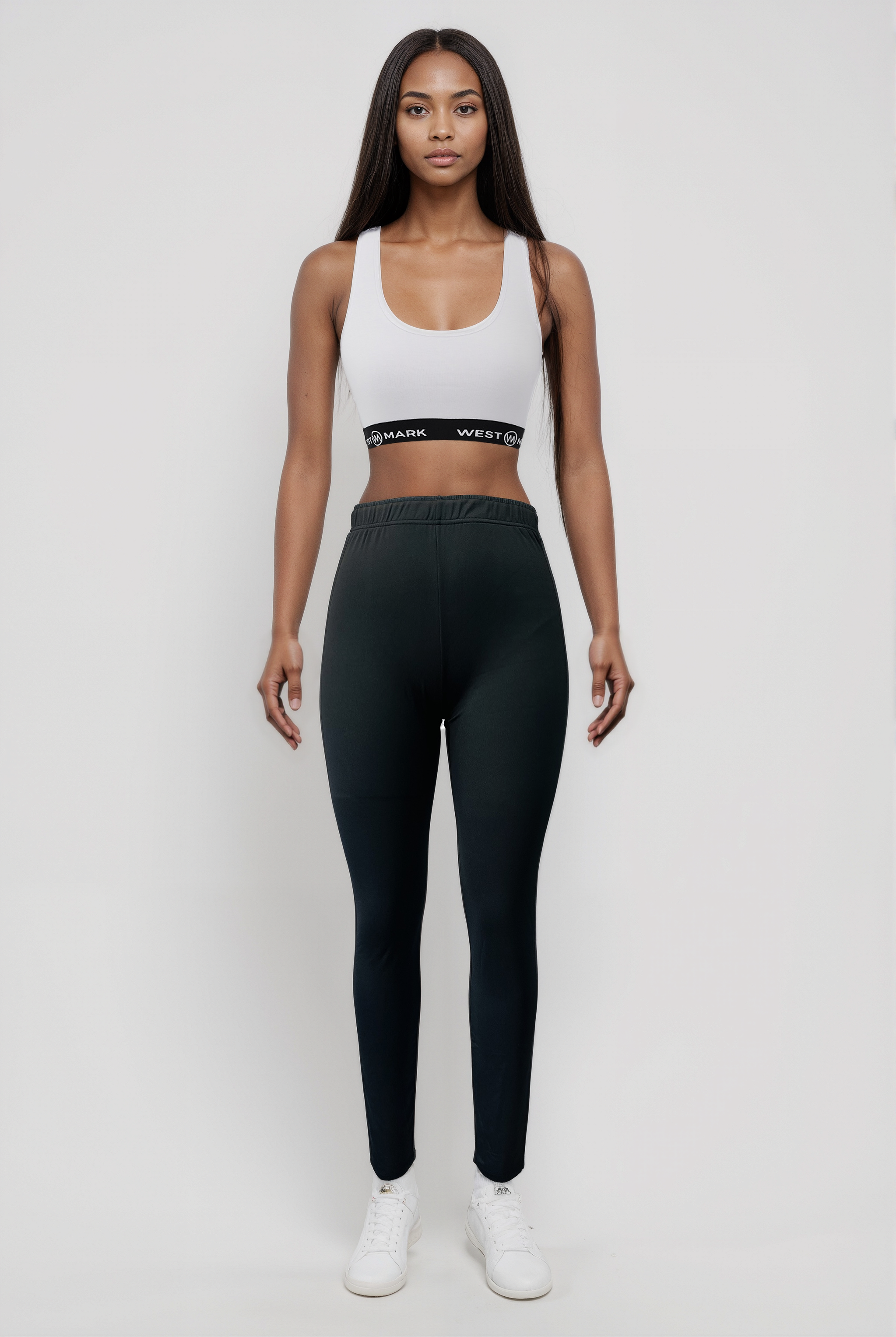Gece Siyahı Lastikli Bel Kadın Tayt Lillian Long Legging - Leggings - Westmark London EU(TR) Store Organik Pamuklu Sürdürülebilir Moda