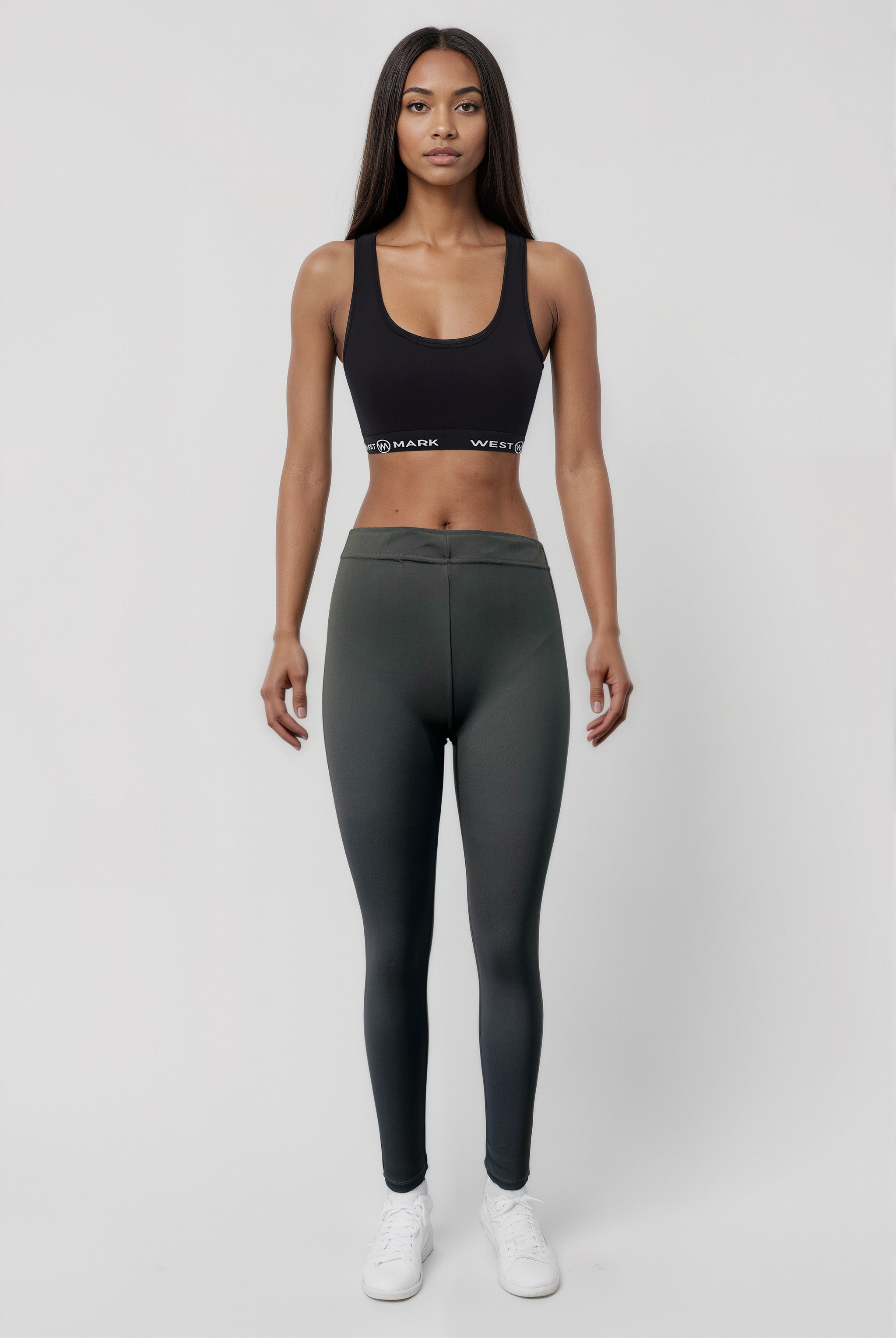 Koyu Gri Polyester Lastikli Bel Kadın Tayt Lillian Long Legging - Leggings - Westmark London EU(TR) Store Organik Pamuklu Sürdürülebilir Moda