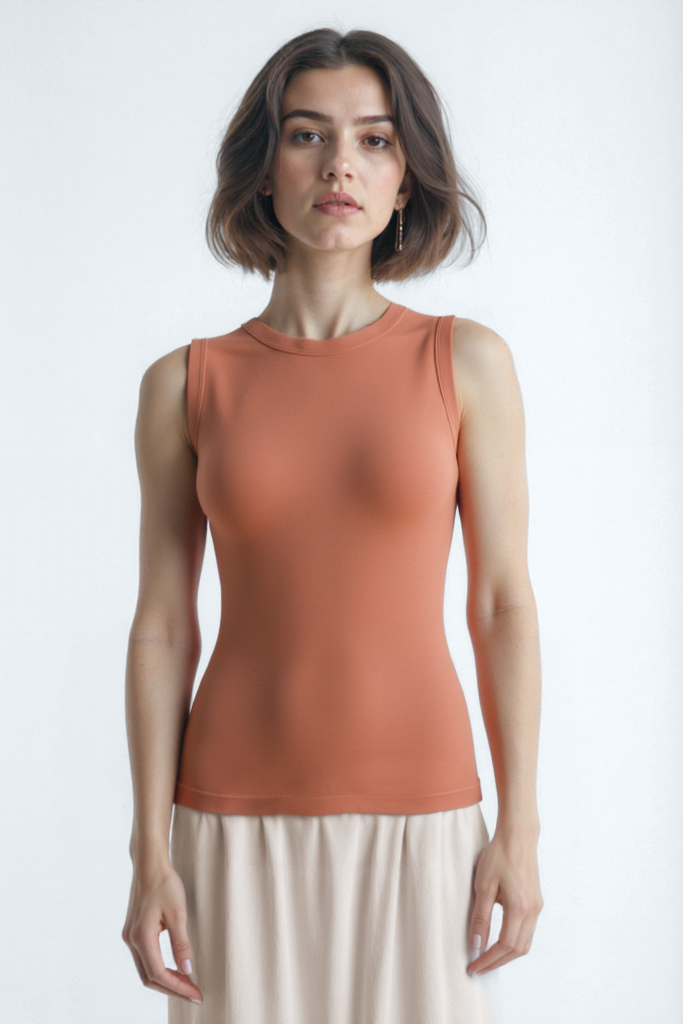 2'li Beyaz Gri Melanj Bisiklet Yaka Pamuklu Kısa Kollu Kadın T-Shirt CHARLOTTE S/L TOP - Tops - Westmark London EU(TR) Store Organik Pamuklu Sürdürülebilir Moda