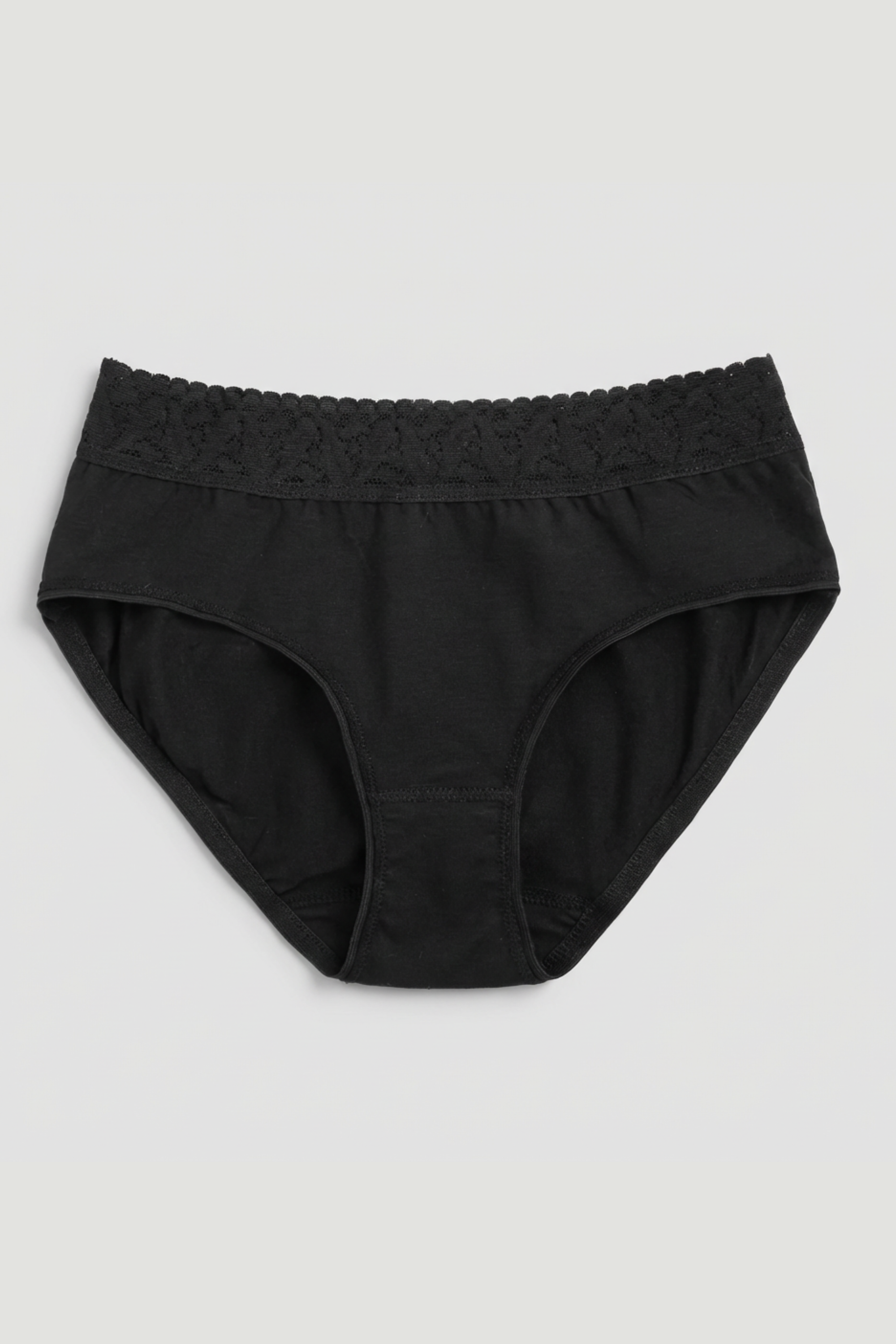 3'lü Siyah Pamuk / Elastan Kız Çocuk Üstten Dantelli Slip Külot Set LCPOLINA - Underwear - Westmark London EU(TR) Store Organik Pamuklu Sürdürülebilir Moda