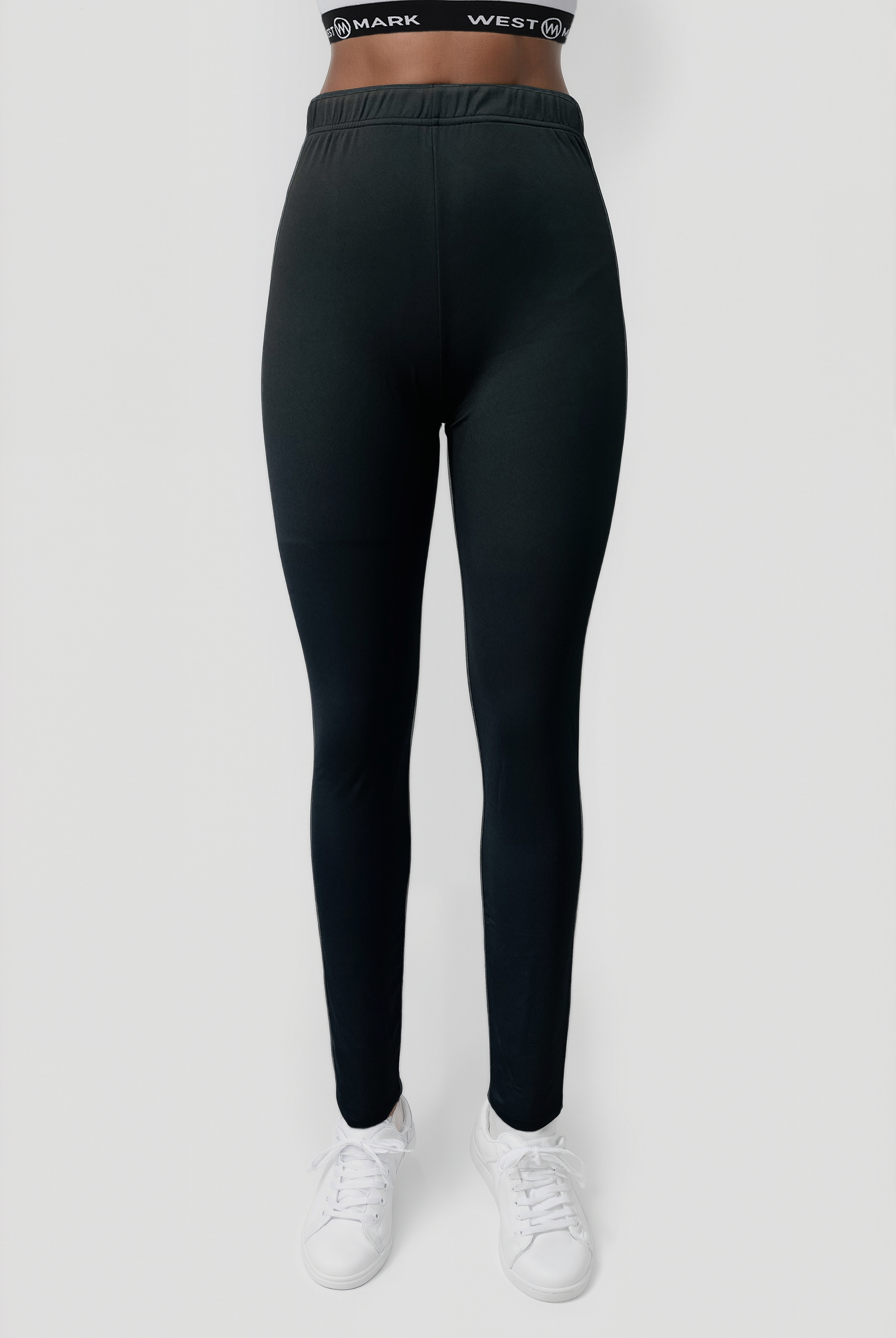 Gece Siyahı Lastikli Bel Kadın Tayt Lillian Long Legging - Sweatpant - Westmark London EU(TR) Store Organik Pamuklu Sürdürülebilir Moda