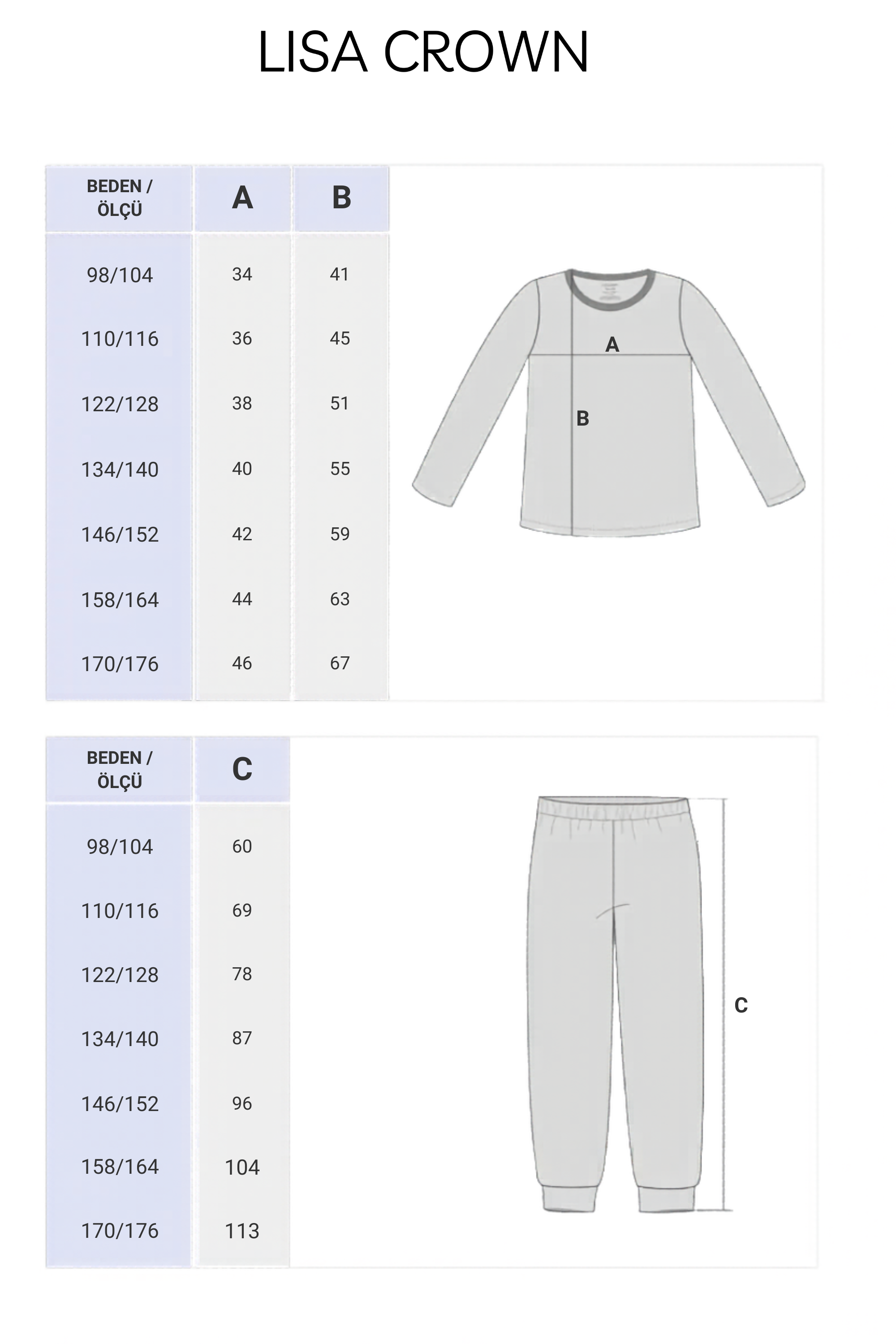 Ekru / Gri Baskılı  Pamuk Erkek Çocuk Pijama Takımı LCDANIEL - Set - Westmark London EU(TR) Store Organik Pamuklu Sürdürülebilir Moda