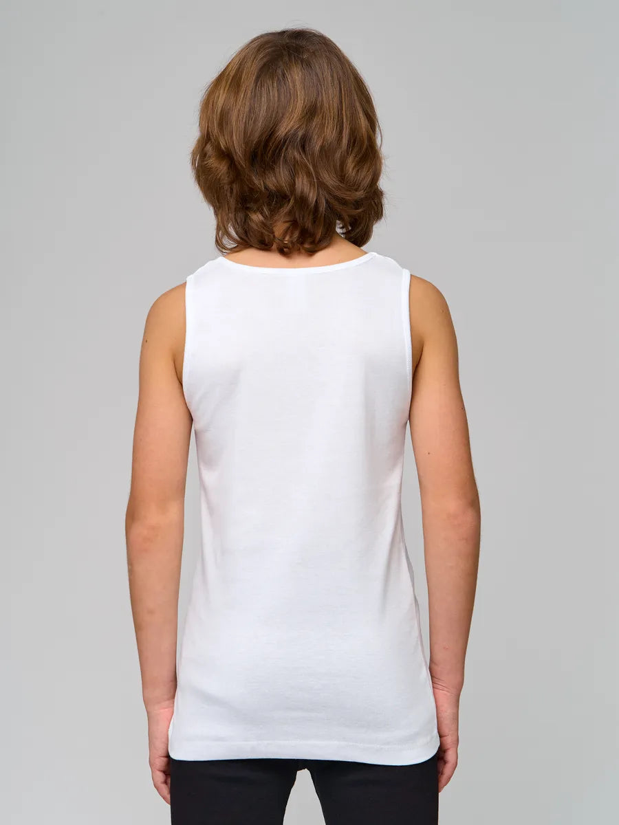 Beyaz  Pamuk Erkek Çocuk Atlet LCMICHAEL - Underwear - Westmark London EU(TR) Store Organik Pamuklu Sürdürülebilir Moda