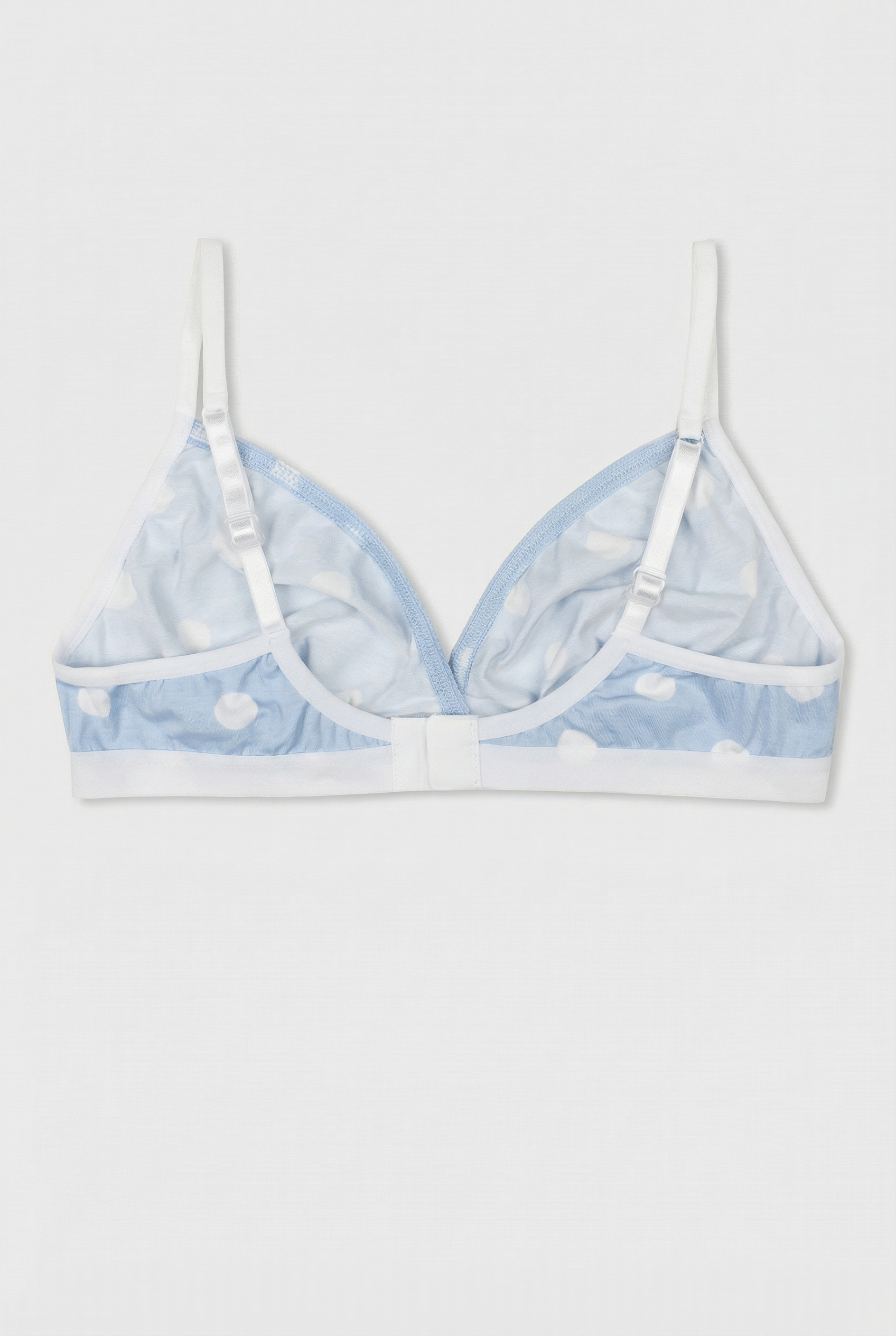 2'li Mavi, Beyaz  Pamuk / Elastan Kız Çocuk Puantiyeli Bralet Set LCVICTORIA - Underwear - Westmark London EU(TR) Store Organik Pamuklu Sürdürülebilir Moda