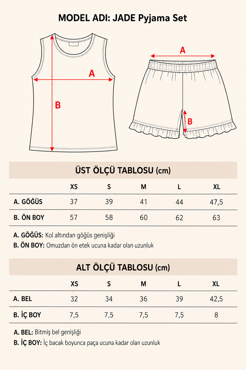 Kadın Pamuklu Kiremit / Sarı Çiçek Desenli Kolsuz Bisiklet Yaka Desenli Biye Detaylı Fırfırlı Şortlu Pijama Takım PJJADE