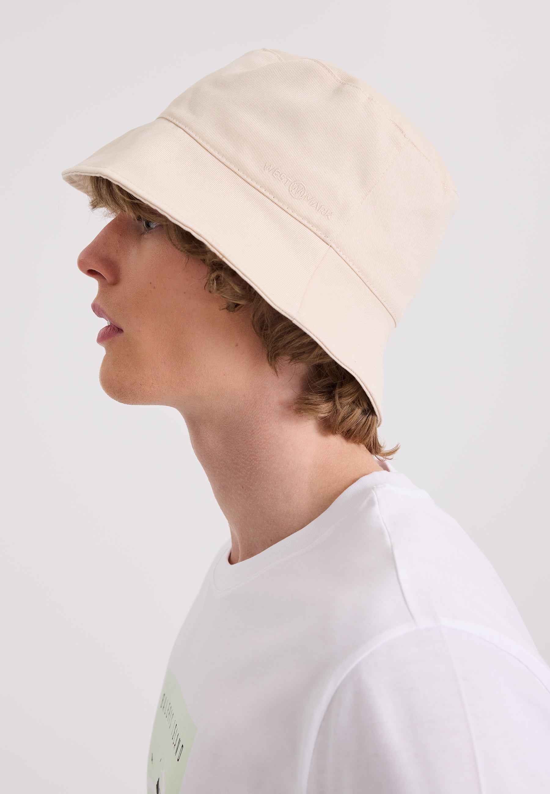 Bej Pamuklu Bucket Şapka WMBOBBY - Hat - Westmark London EU(TR) Store Organik Pamuklu Sürdürülebilir Moda