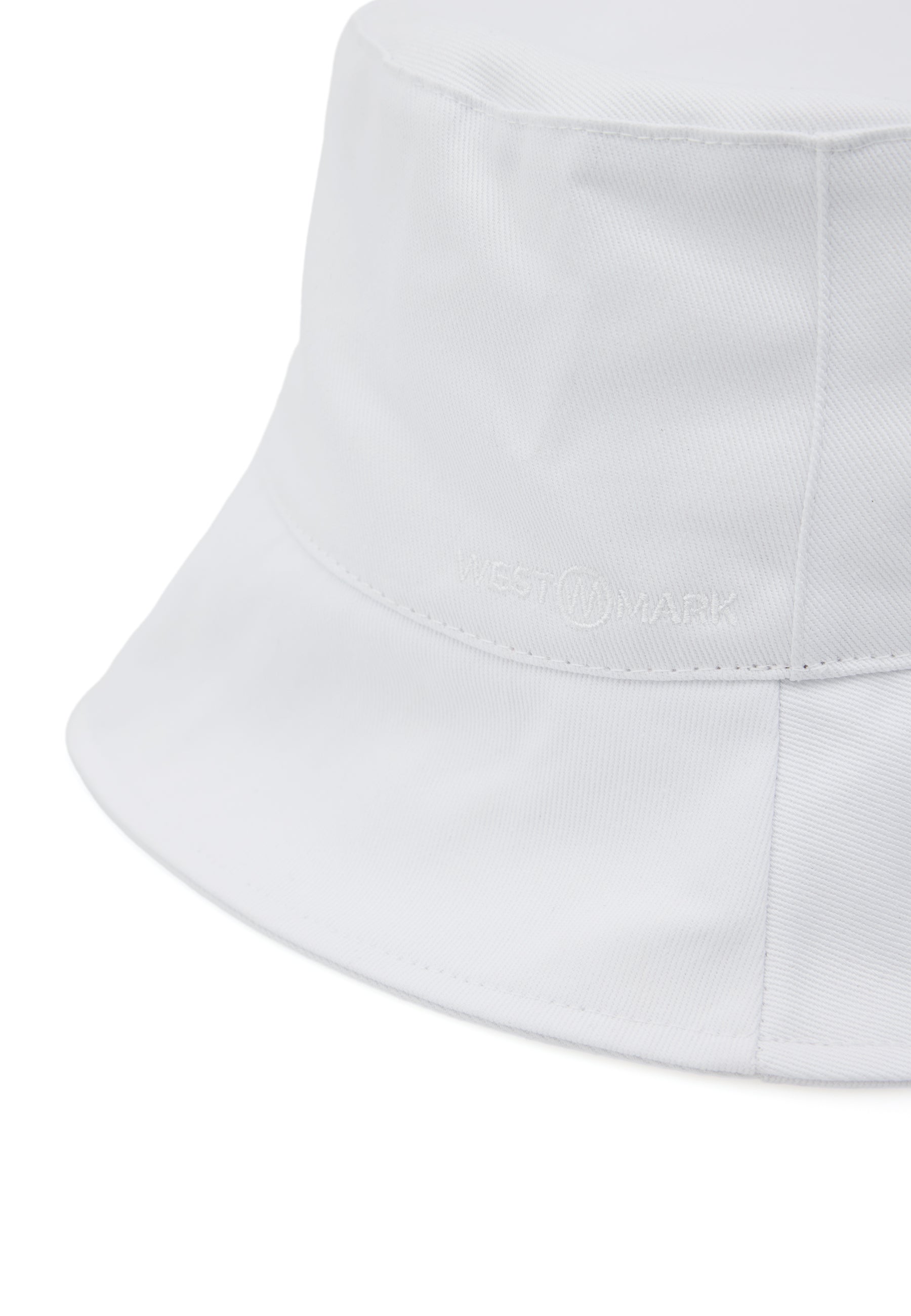Beyaz Pamuklu Bucket Şapka WMBOBBY - Hat - Westmark London EU(TR) Store Organik Pamuklu Sürdürülebilir Moda