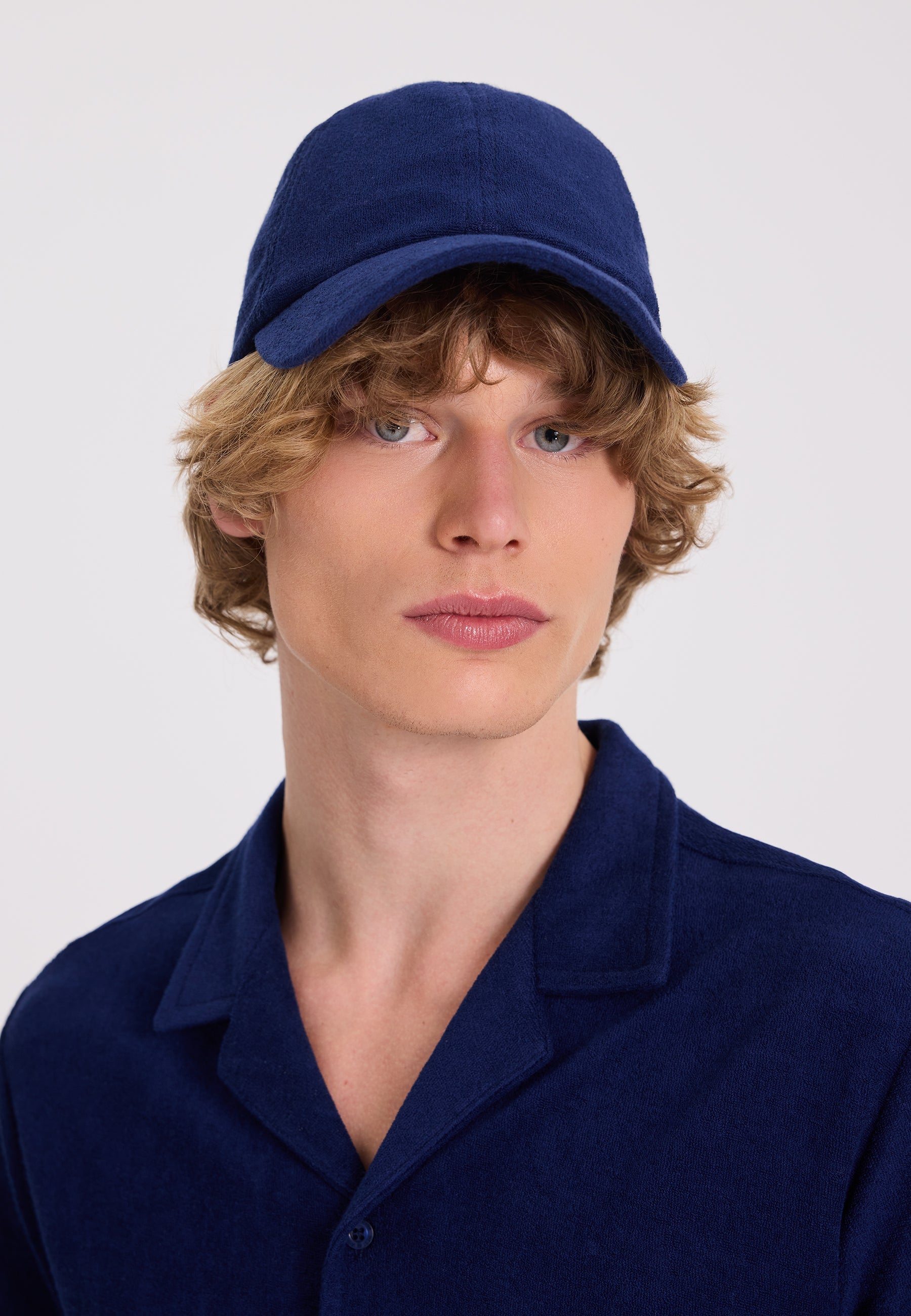 Lacivert Havlu Kumaş Cap Şapka WMTOWEL - Hat - Westmark London EU(TR) Store Organik Pamuklu Sürdürülebilir Moda