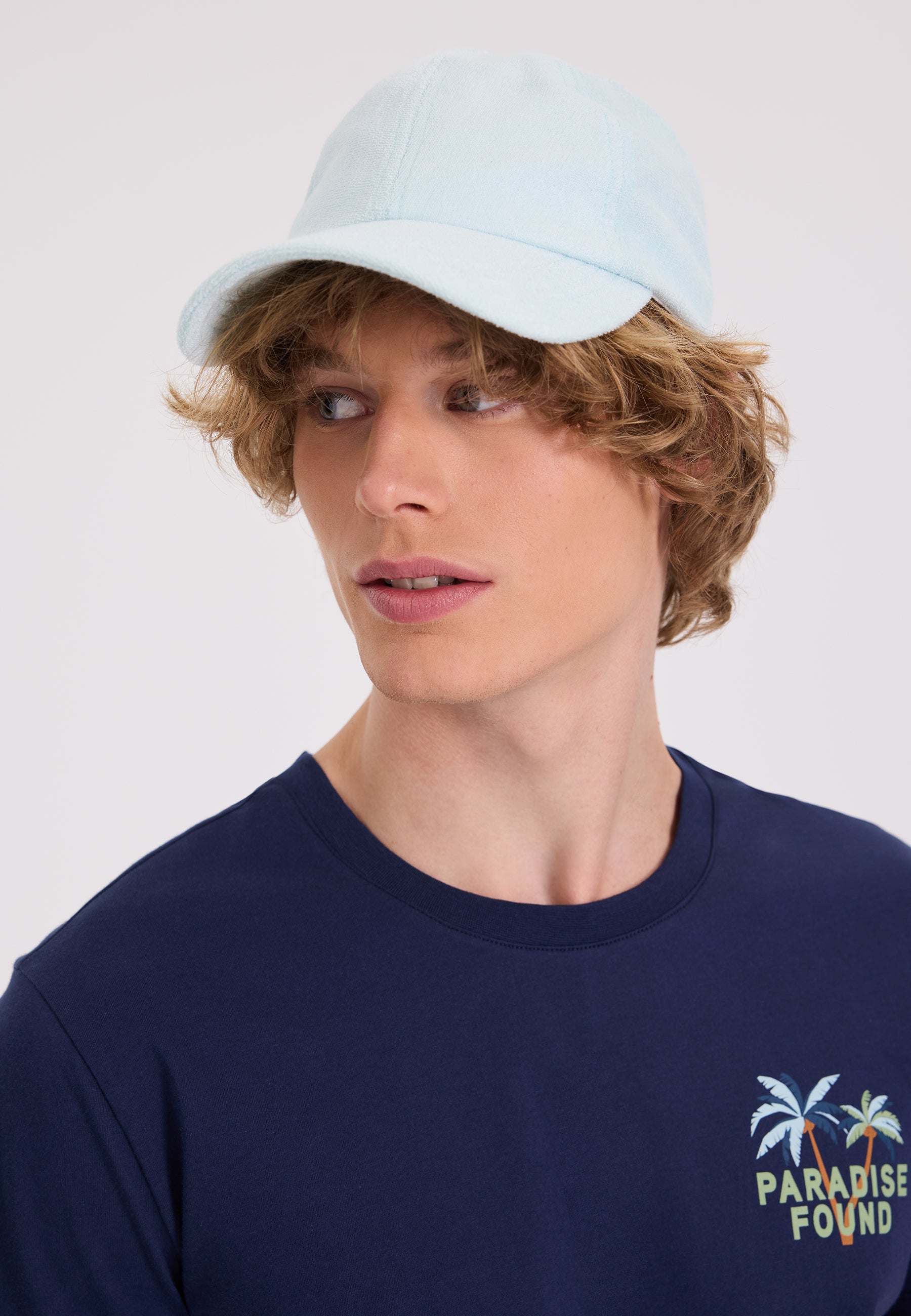 Buz Mavi Havlu Kumaş Cap Şapka WMTOWEL - Hat - Westmark London EU(TR) Store Organik Pamuklu Sürdürülebilir Moda