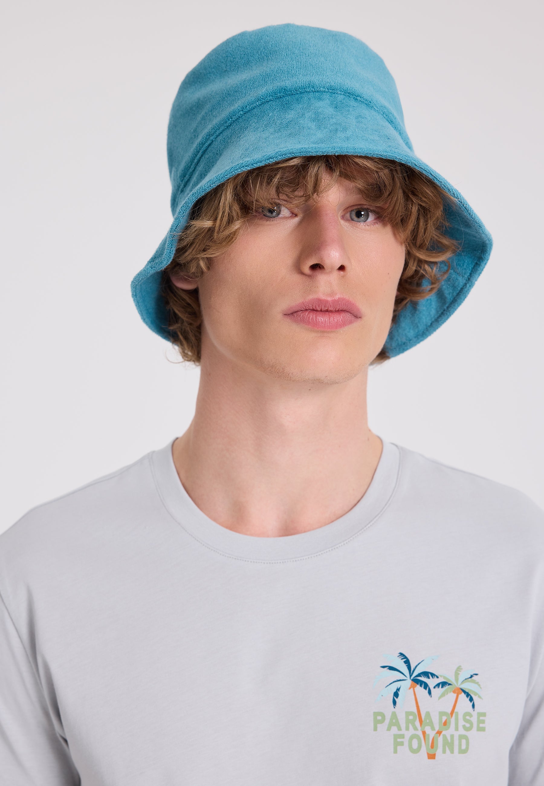 Mavi Havlu Kumaş Bucket Şapka WMTOWEL - Hat - Westmark London EU(TR) Store Organik Pamuklu Sürdürülebilir Moda