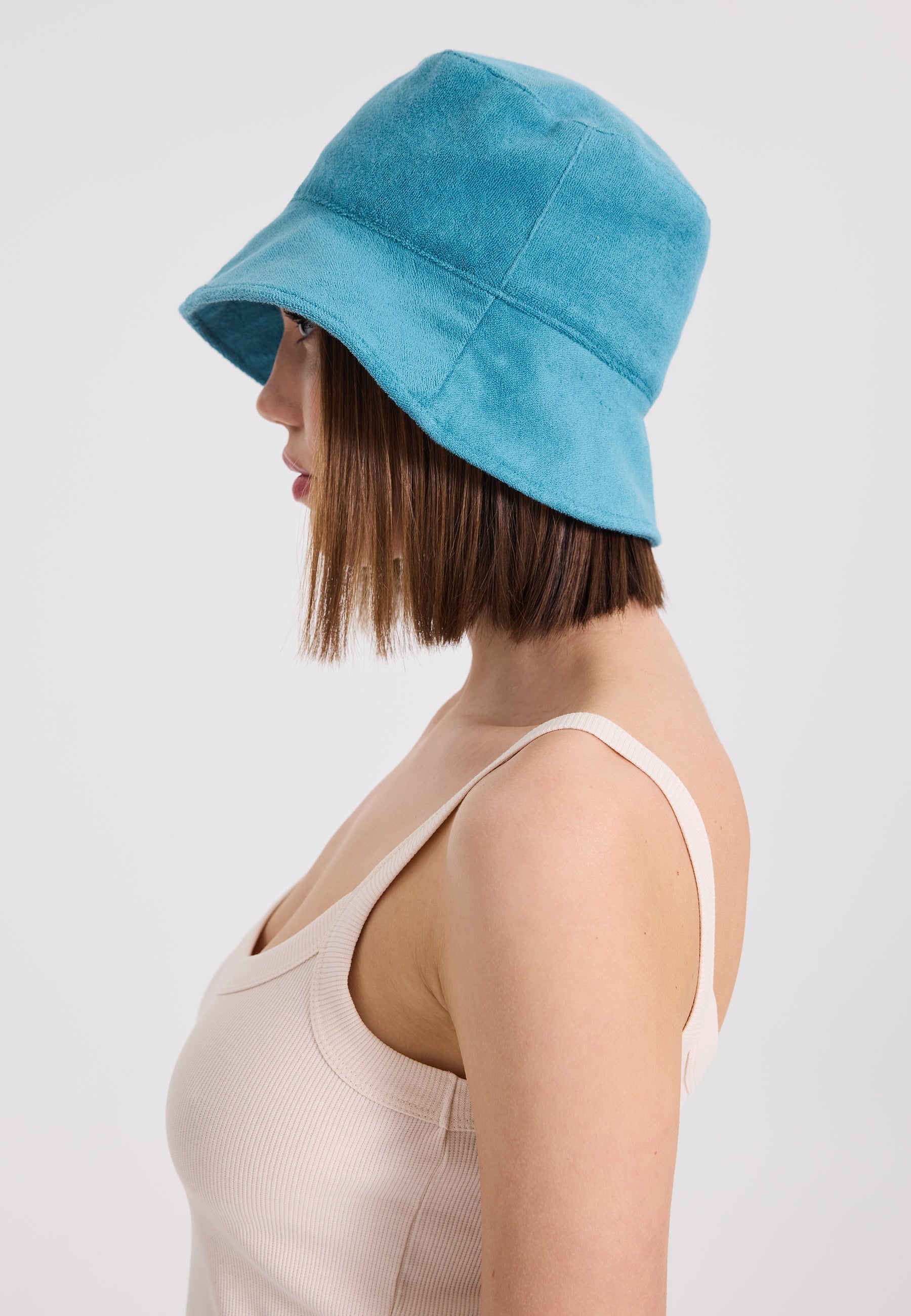 Mavi Havlu Kumaş Bucket Şapka WMTOWEL - Hat - Westmark London EU(TR) Store Organik Pamuklu Sürdürülebilir Moda