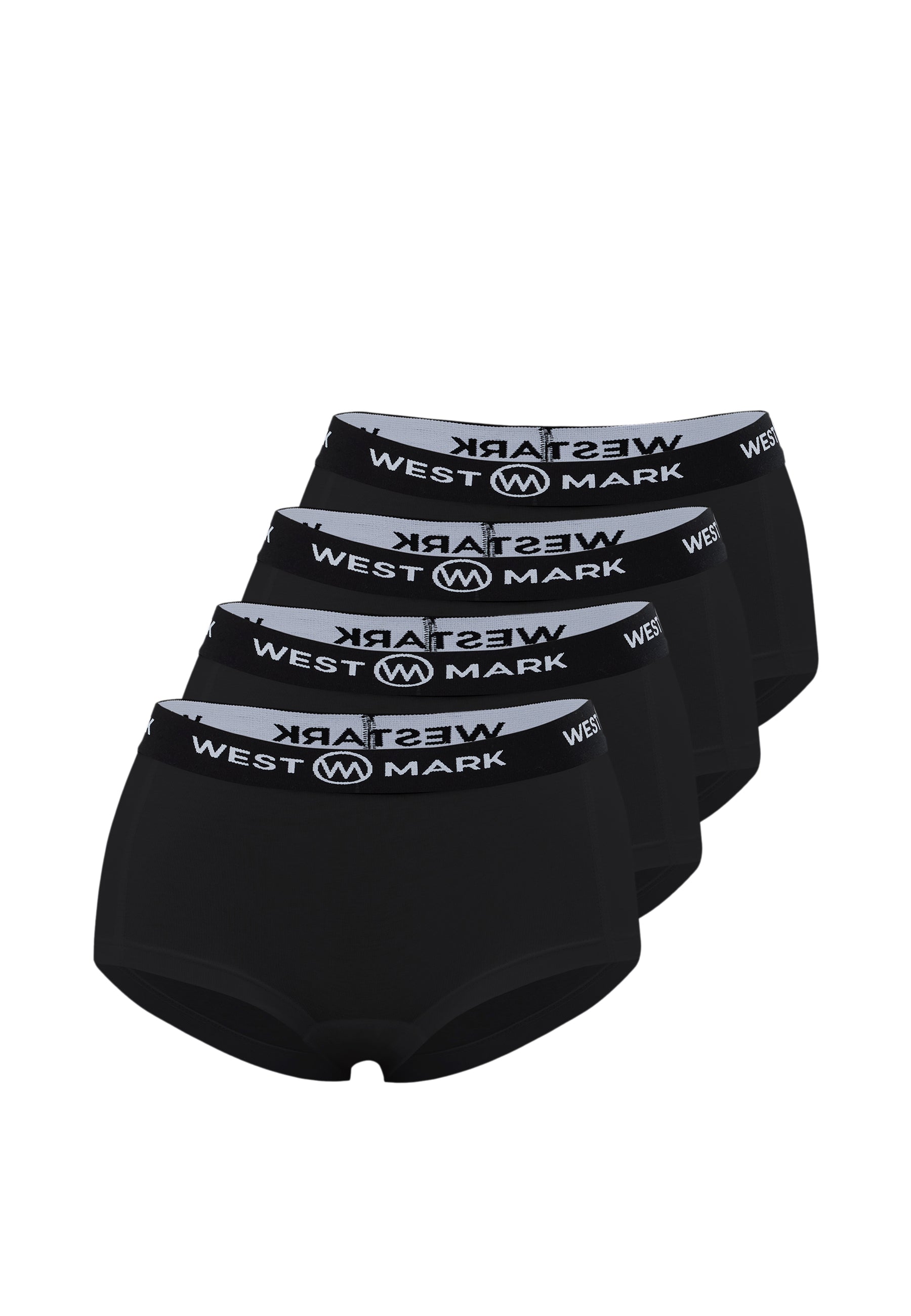4’lü Siyah Pamuk Elastan Karışımı Kadın Hipster LILY - Underwear - Westmark London EU(TR) Store Organik Pamuklu Sürdürülebilir Moda