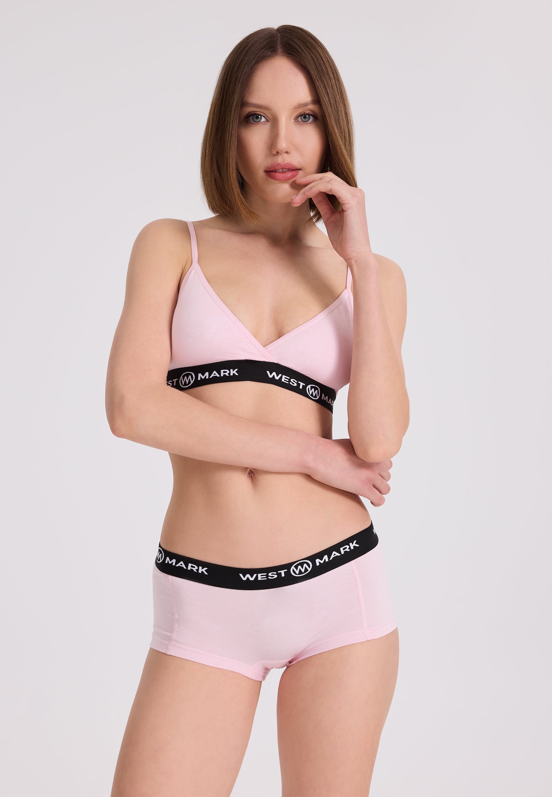 4’lü Pembe Pamuk Elastan Karışımı Kadın Hipster LILY - Underwear - Westmark London EU(TR) Store Organik Pamuklu Sürdürülebilir Moda