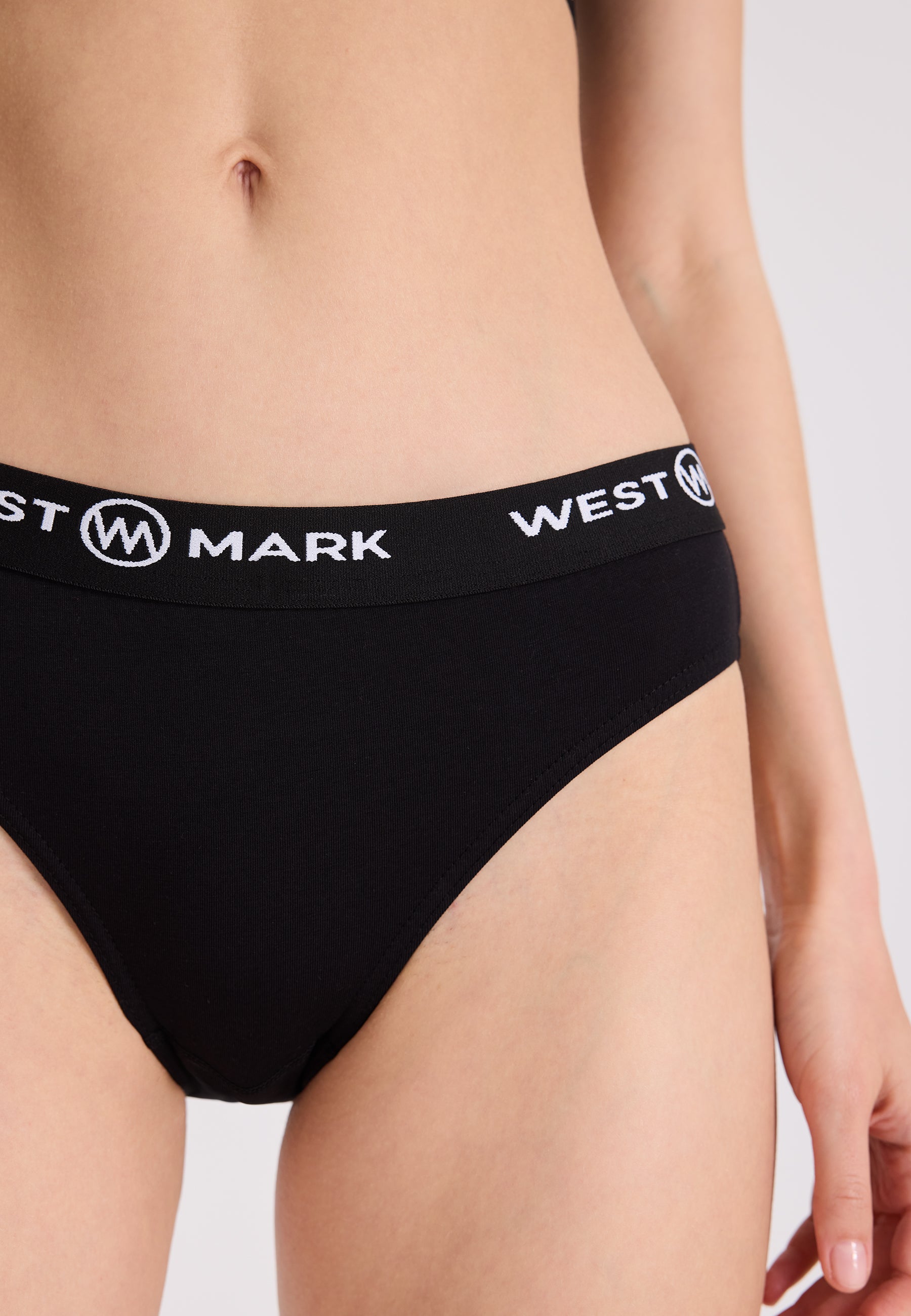 4’lü Siyah Pamuk Elastan Karışımı Kadın Slip LILY - Underwear - Westmark London EU(TR) Store Organik Pamuklu Sürdürülebilir Moda