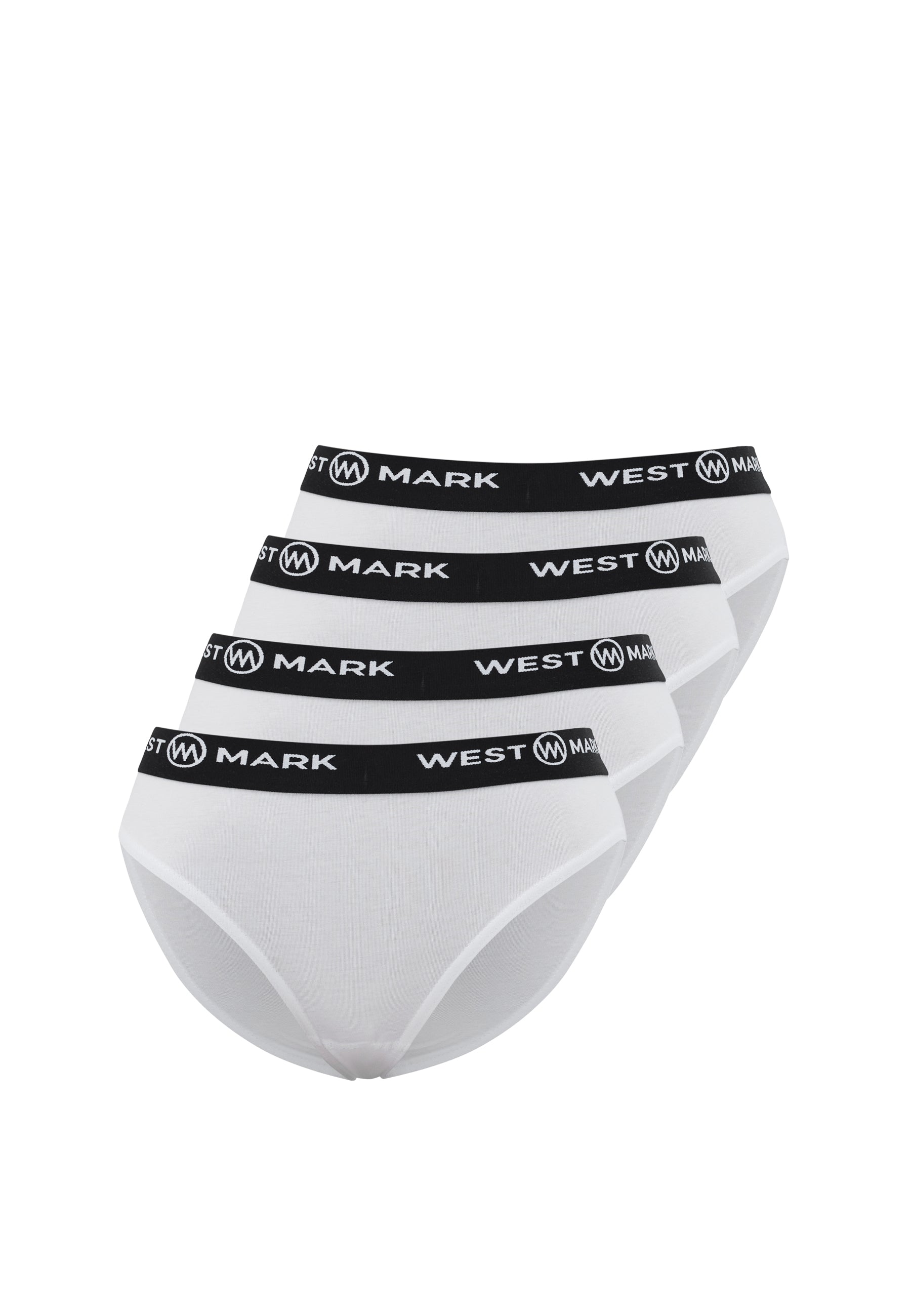 4’lü Beyaz Pamuk Elastan Karışımı Kadın Slip LILY - Underwear - Westmark London EU(TR) Store Organik Pamuklu Sürdürülebilir Moda