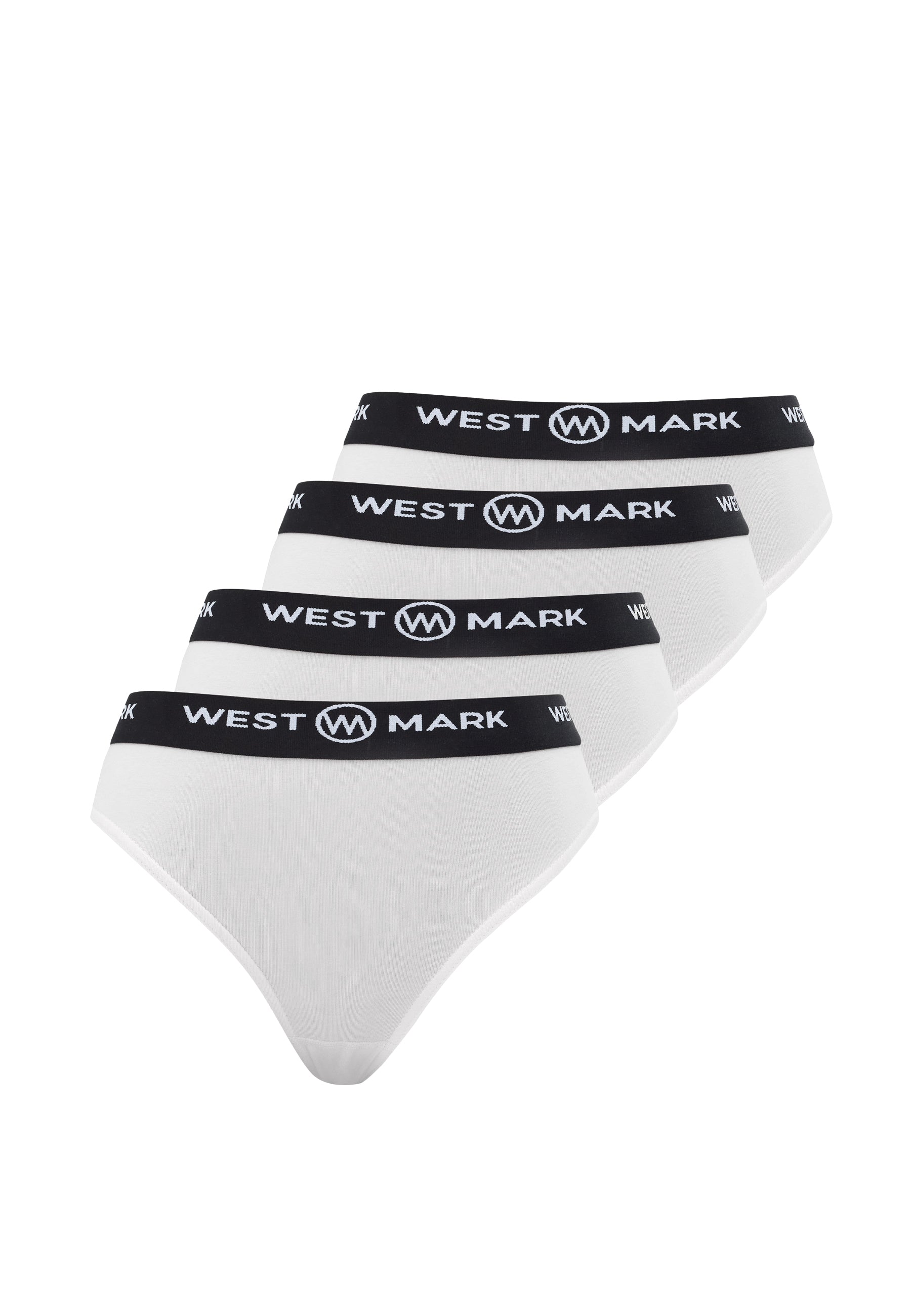 4’lü Beyaz Pamuk Elastan Karışımı Kadın Thong LILY THONG - Underwear - Westmark London EU(TR) Store Organik Pamuklu Sürdürülebilir Moda