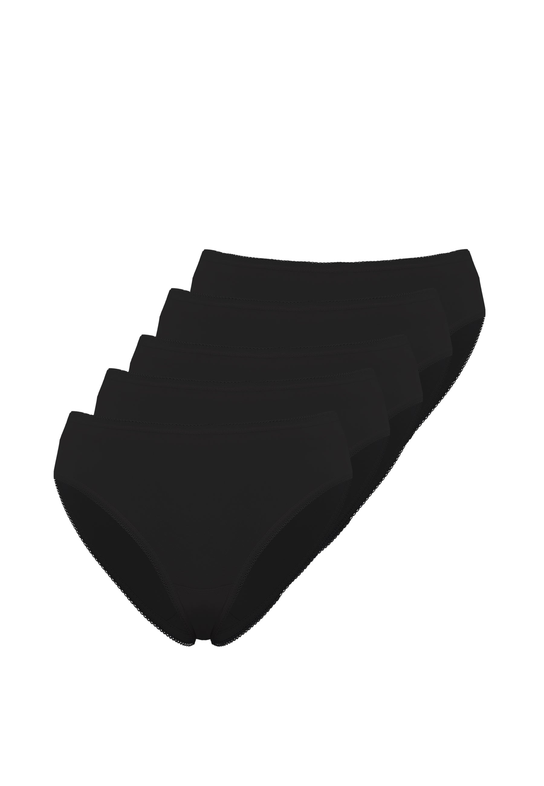 5’li Siyah Pamuk Elastan Karışımı Mini Boy Kadın Slip OLIVIA MINI - Underwear - Westmark London EU(TR) Store Organik Pamuklu Sürdürülebilir Moda